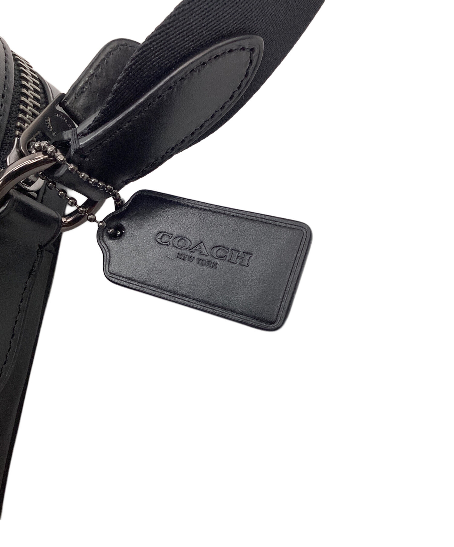 コーチ　ショルダーバック 中古・古着通販】COACH (コーチ) ショルダーバッグ ブラック サイズ