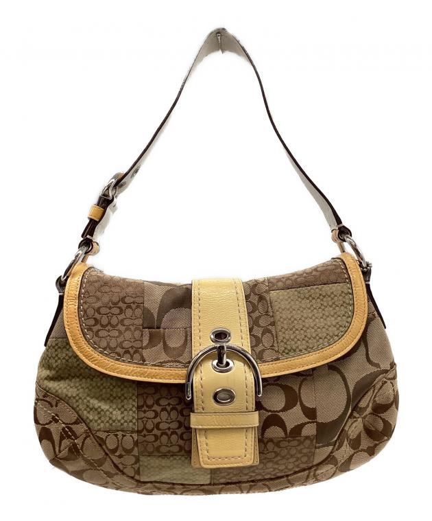 中古・古着通販】COACH (コーチ) ワンショルダーバッグ イエロー