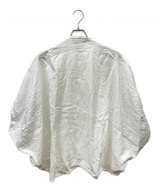 中古・古着通販】mizuiro-ind (ミズイロインド) 半袖シャツ ホワイト