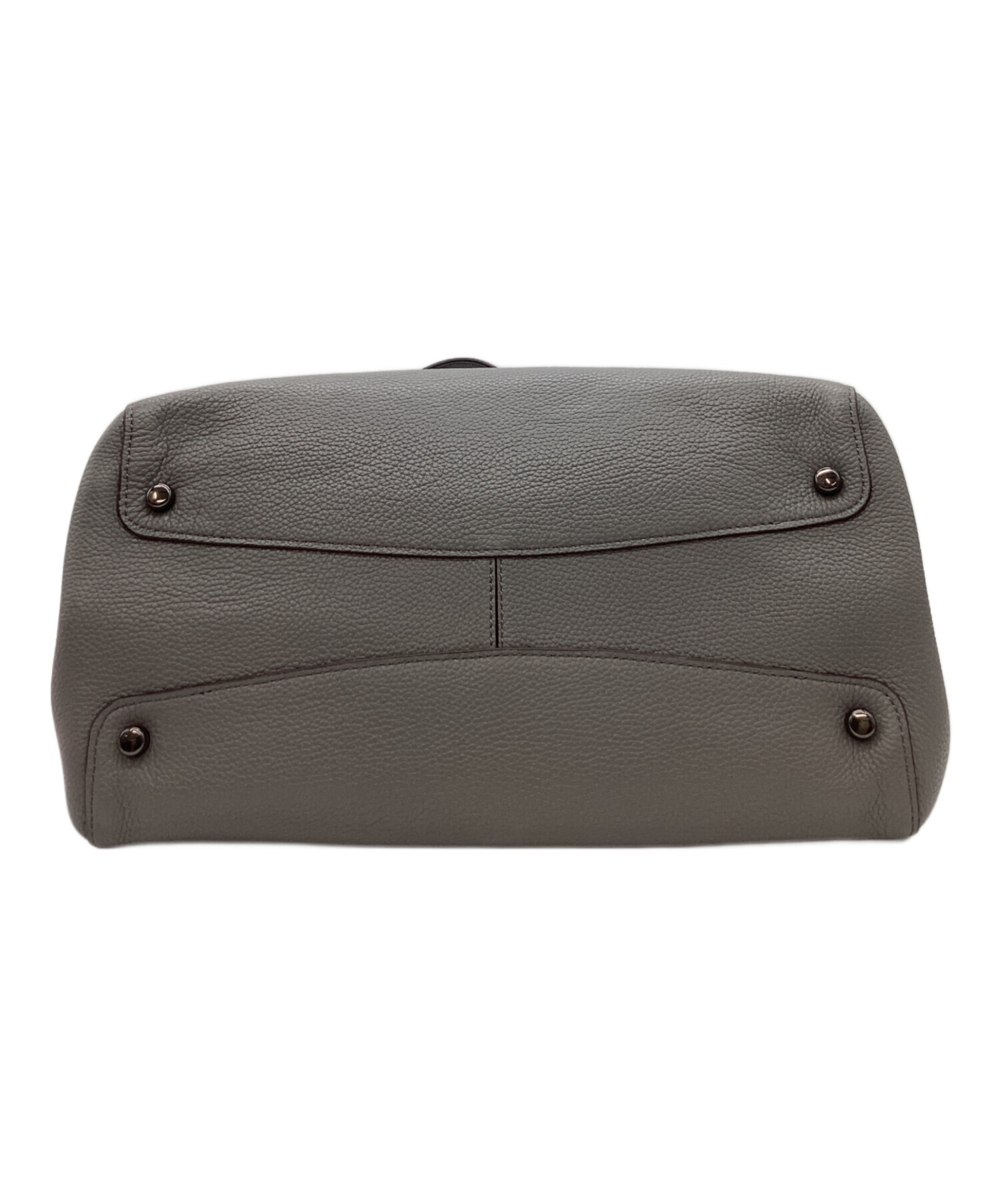 COACH ハドリーホーボー トートバッグ ショルダーバック　コーチ　グレー 中古・古着通販】COACH (コーチ) COACH ハドリー ホーボー トート