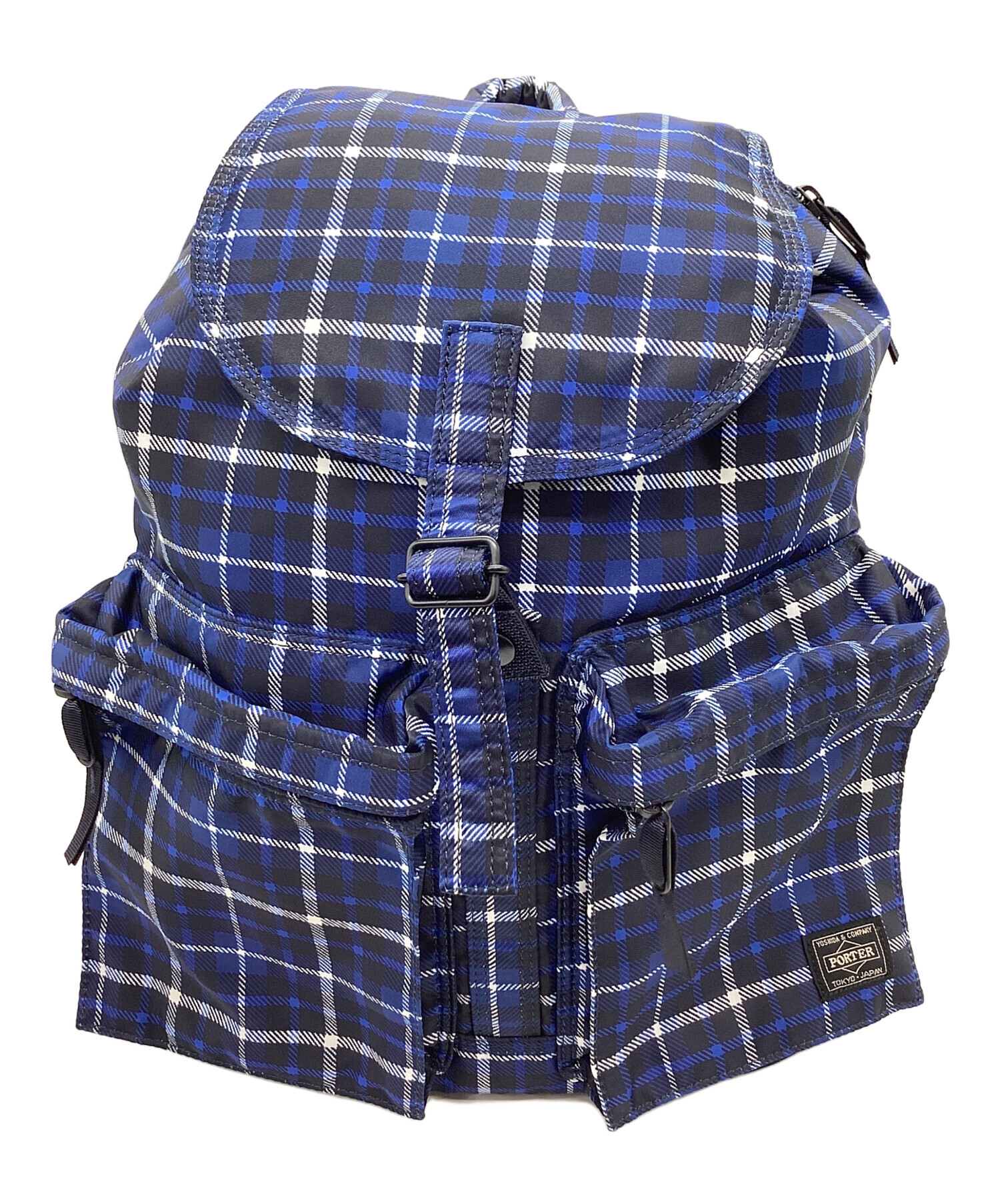 HEAD PORTER ミニリュック チェック 新品タグ付き 廃盤モデル 中古・古着通販】HEAD PORTER (ヘッドポーター) リュック チェック柄