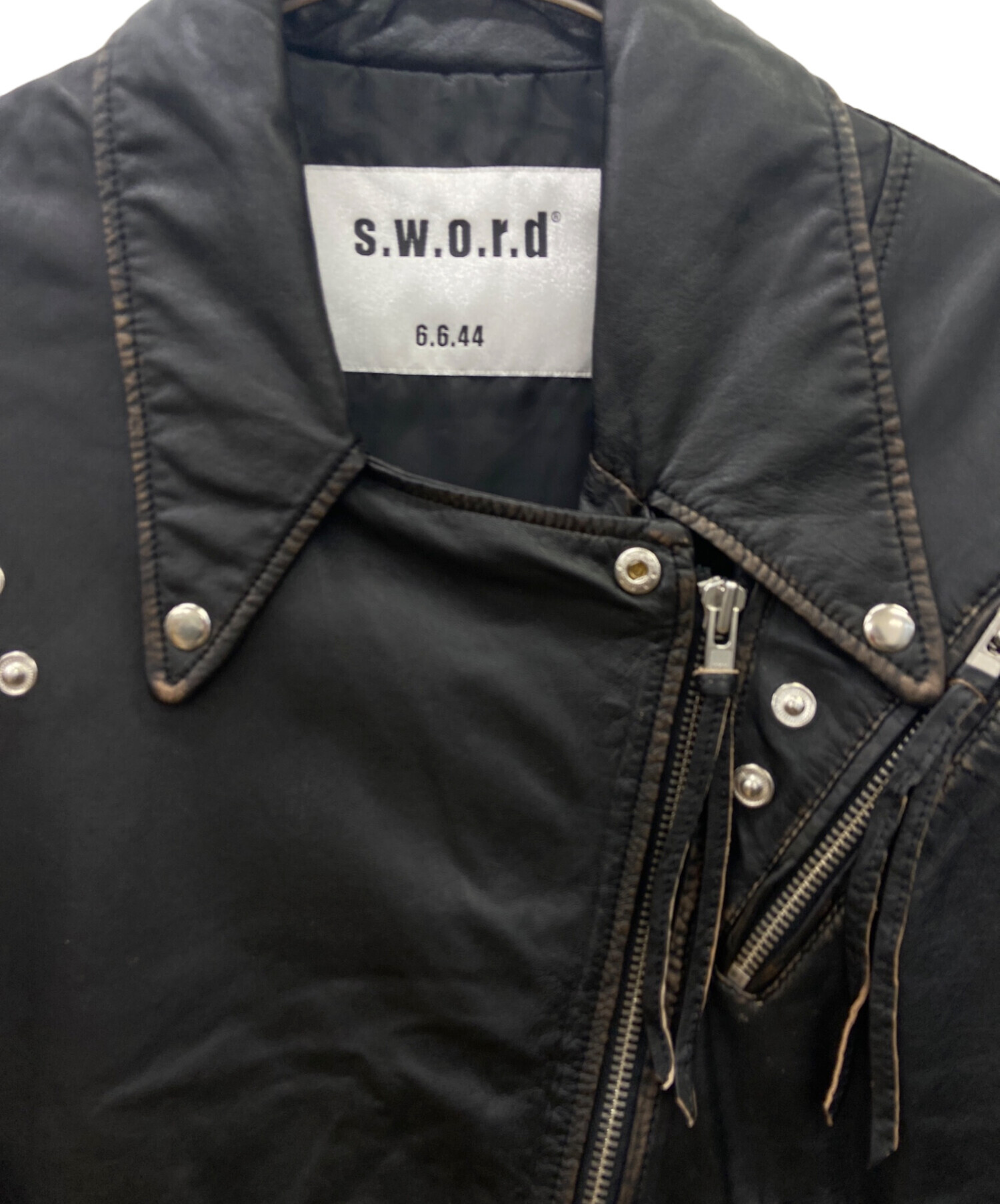 中古・古着通販】S.W.O.R.D 6.6.44 (ソード) レザージャケット