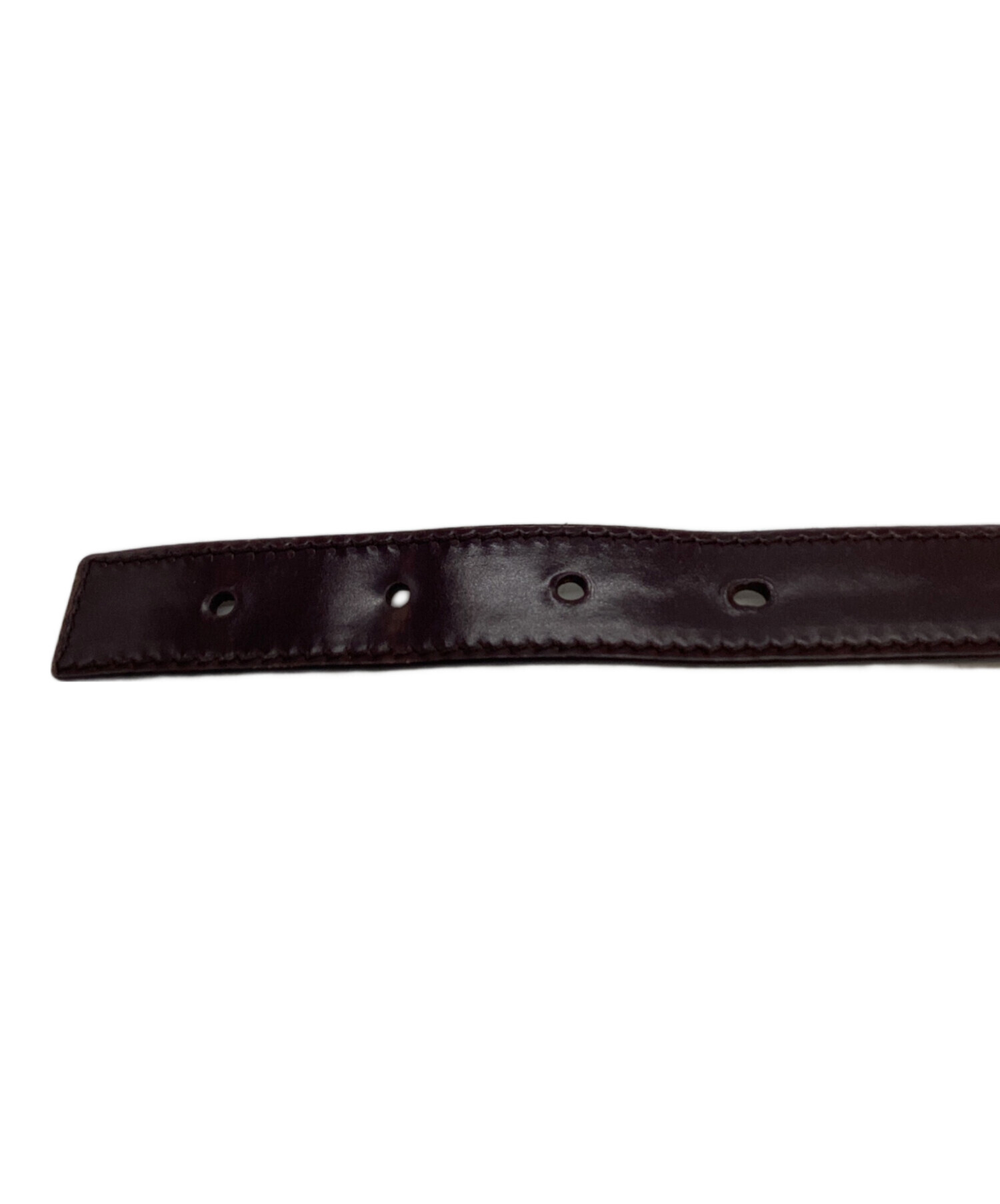 中古・古着通販】GUCCI (グッチ) GUCCI レザーベルト ブラウン