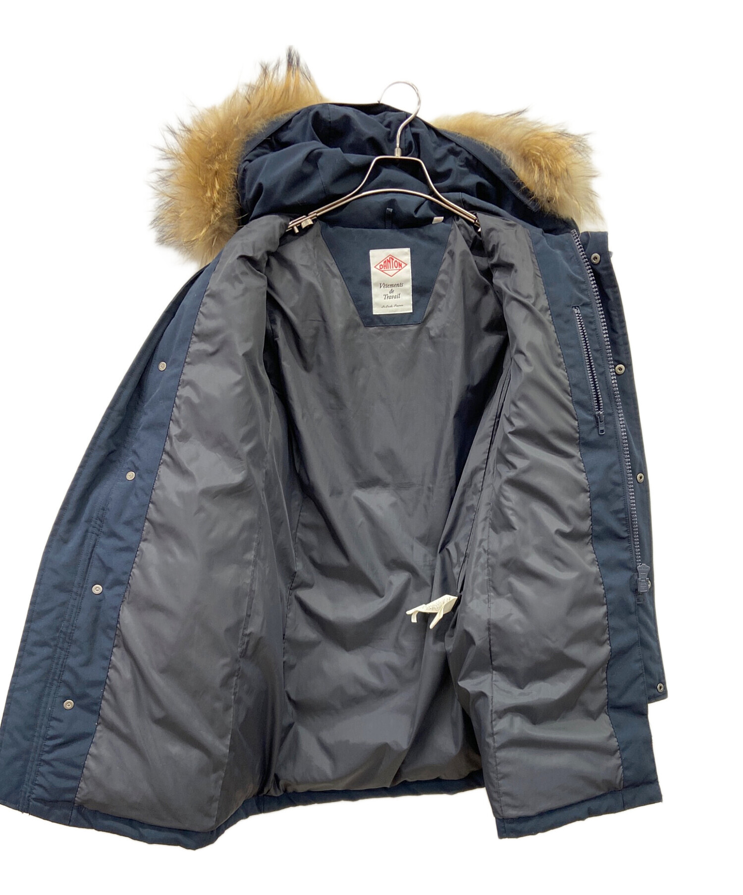 中古・古着通販】DANTON (ダントン) ダウンコート ネイビー サイズ:36