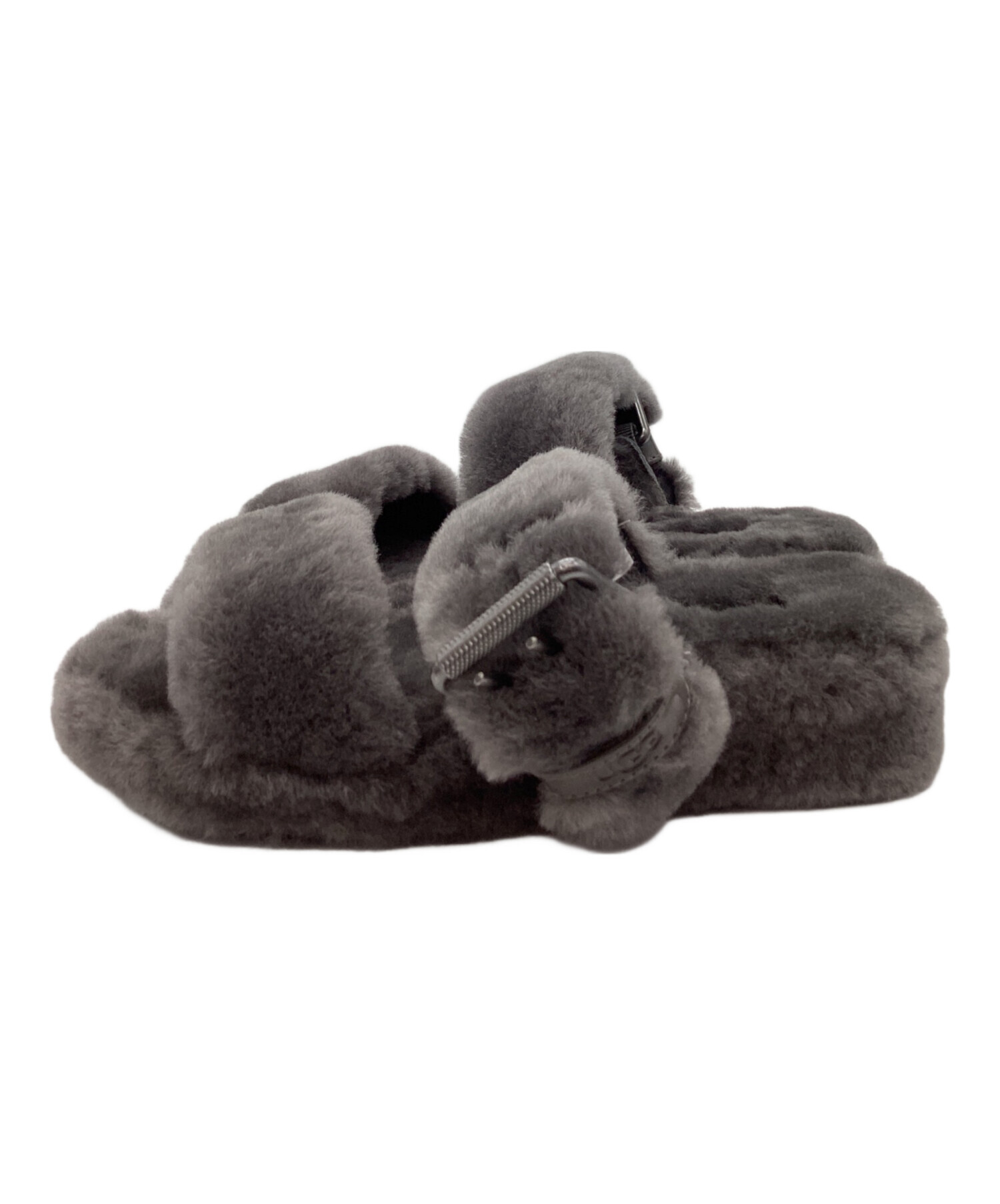 中古・古着通販】UGG (アグ) UGG Fuzz Yeah サンダル グレー サイズ:23