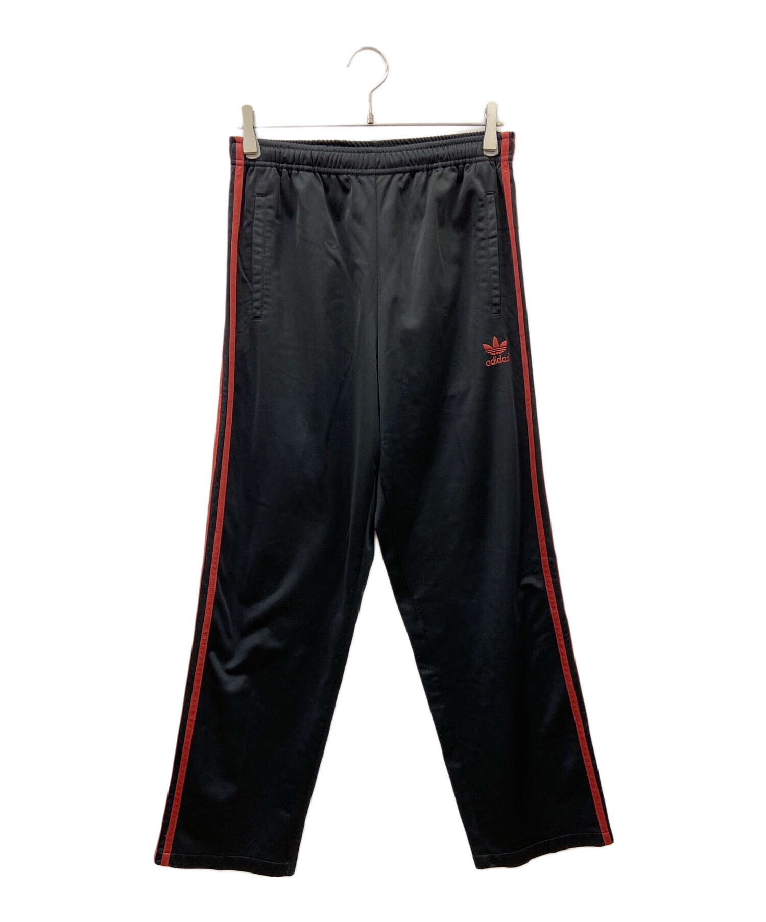 中古・古着通販】adidas (アディダス) トラックパンツ ブラック×レッド