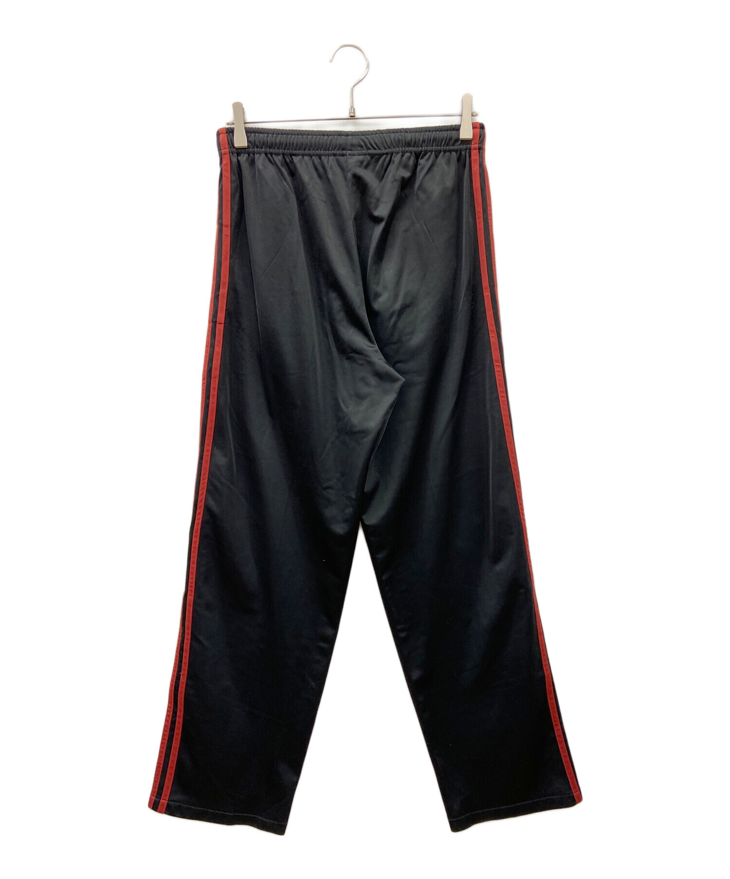 中古・古着通販】adidas (アディダス) トラックパンツ ブラック×レッド