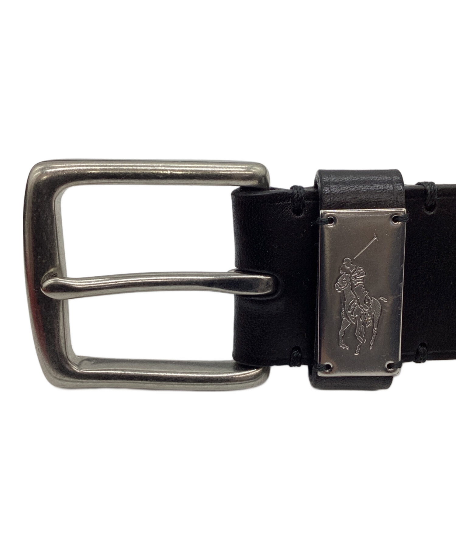 【ほぼ未使用】LAUREN RALPH LAUREN レザーベルト ブラック 中古・古着通販】POLO RALPH LAUREN (ポロ・ラルフローレン) POLO
