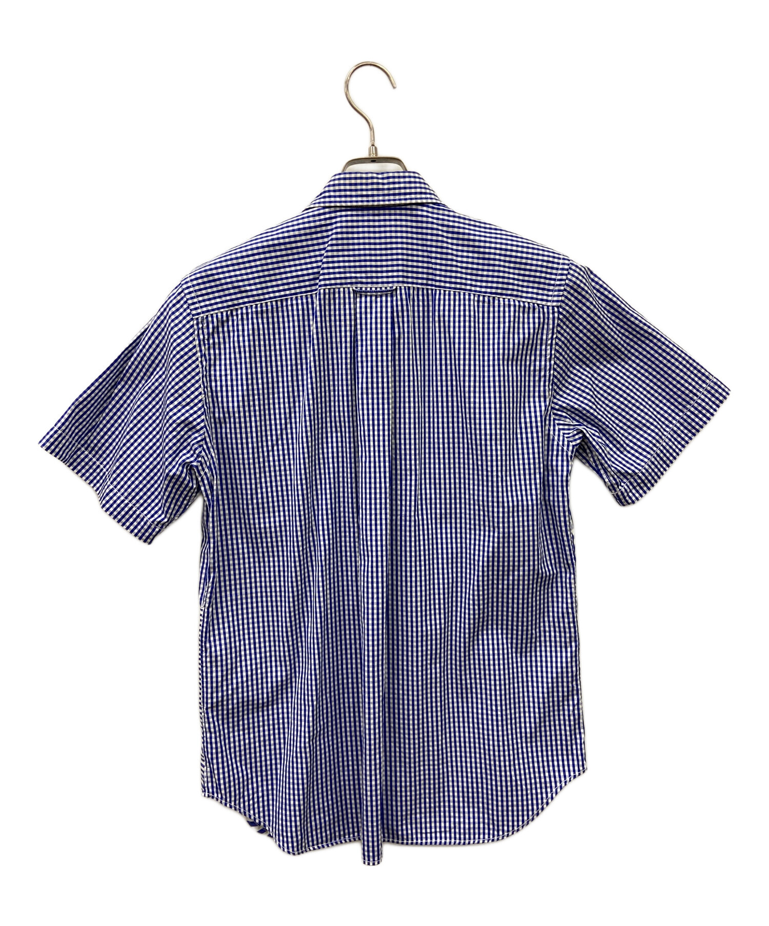 希少　COMME des GARÇONS HOMME 半袖シャツ ネイビー　春夏 中古・古着通販】COMME des GARCONS HOMME (コムデギャルソン オム