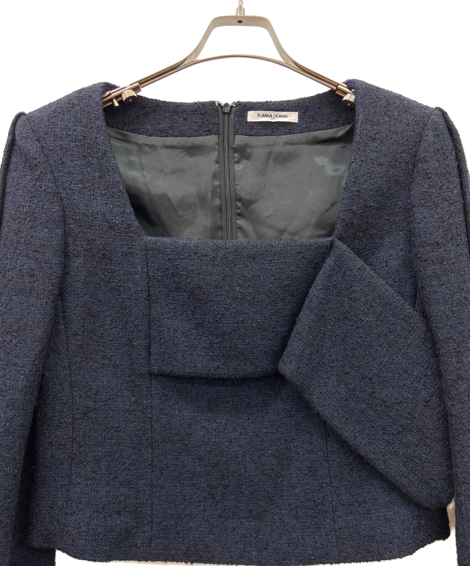 中古・古着通販】FUMIKA UCHIDA (フミカウチダ) BOUCLE SQUARE-NECK