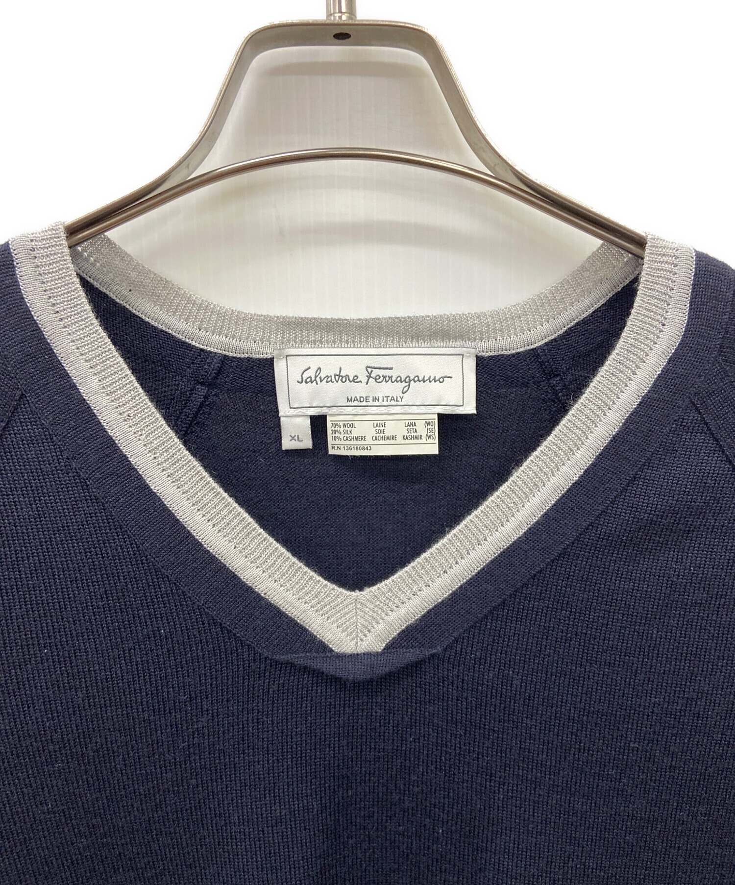 フェラガモ　シルクニット 中古・古着通販】Salvatore Ferragamo (サルヴァトーレ フェラガモ
