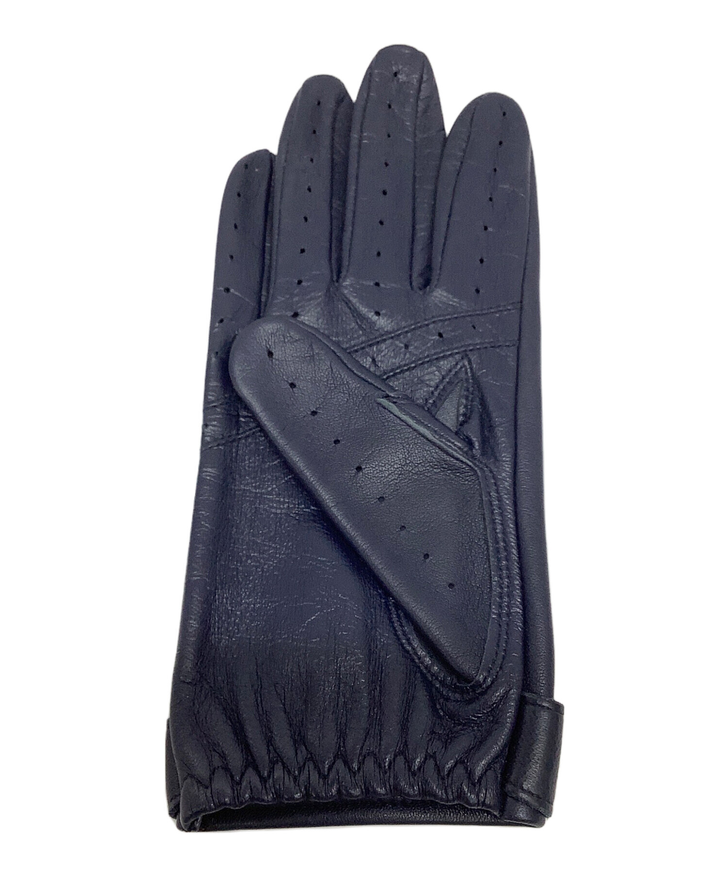 中古・古着通販】Dents (デンツ) レザーグローブ ネイビー サイズ:なし