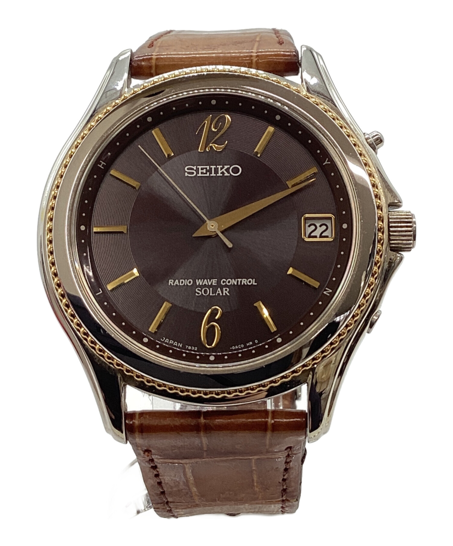 【稼働品】SEIKO セイコー DOLCE ドルチェ SADZ025 ブラウン 中古・古着通販】SEIKO (セイコー) SEIKO ドルチェ 腕時計 ブラック