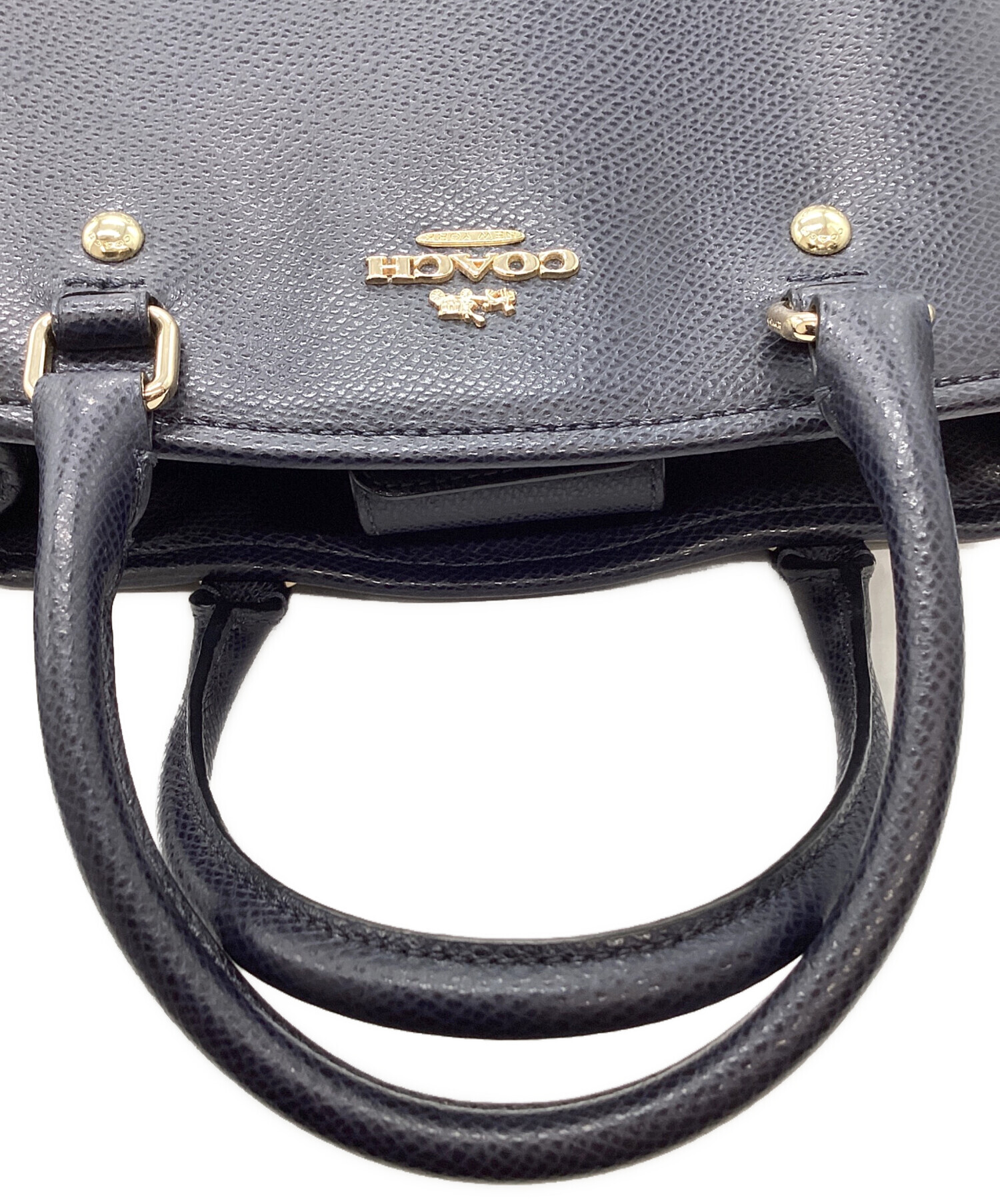 中古・古着通販】COACH (コーチ) COACH 2WAYバッグ ネイビー｜ブランド