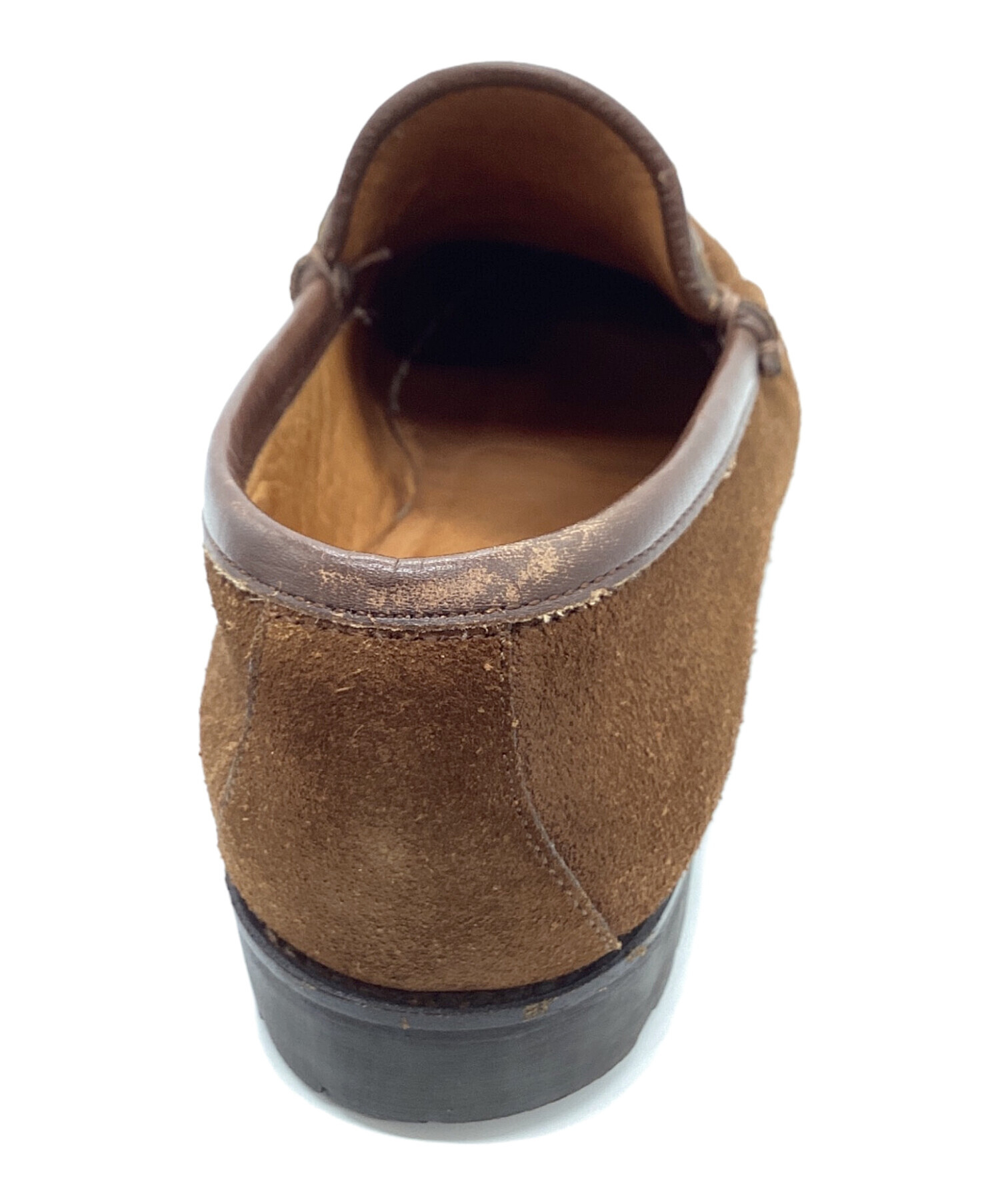 中古・古着通販】GUCCI (グッチ) ホースビットローファー ブラウン