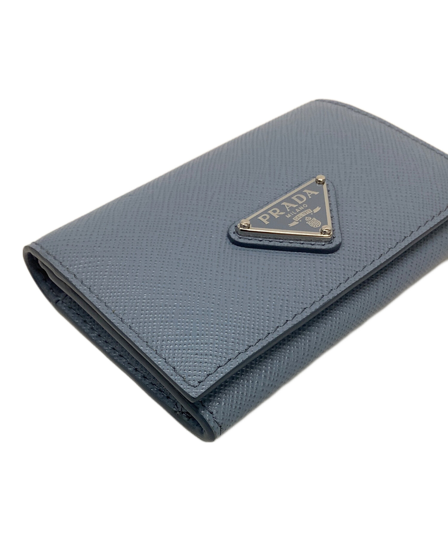 中古・古着通販】PRADA (プラダ) カードケース スカイブルー｜ブランド
