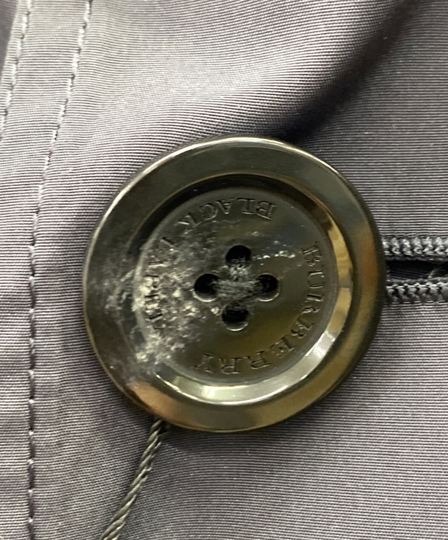 入手不可【ほぼ未使用!!】Ｌ バーバリーブラックレーベル ベルテッドレザーコート 中古・古着通販】BURBERRY BLACK LABEL (バーバリーブラックレーベル