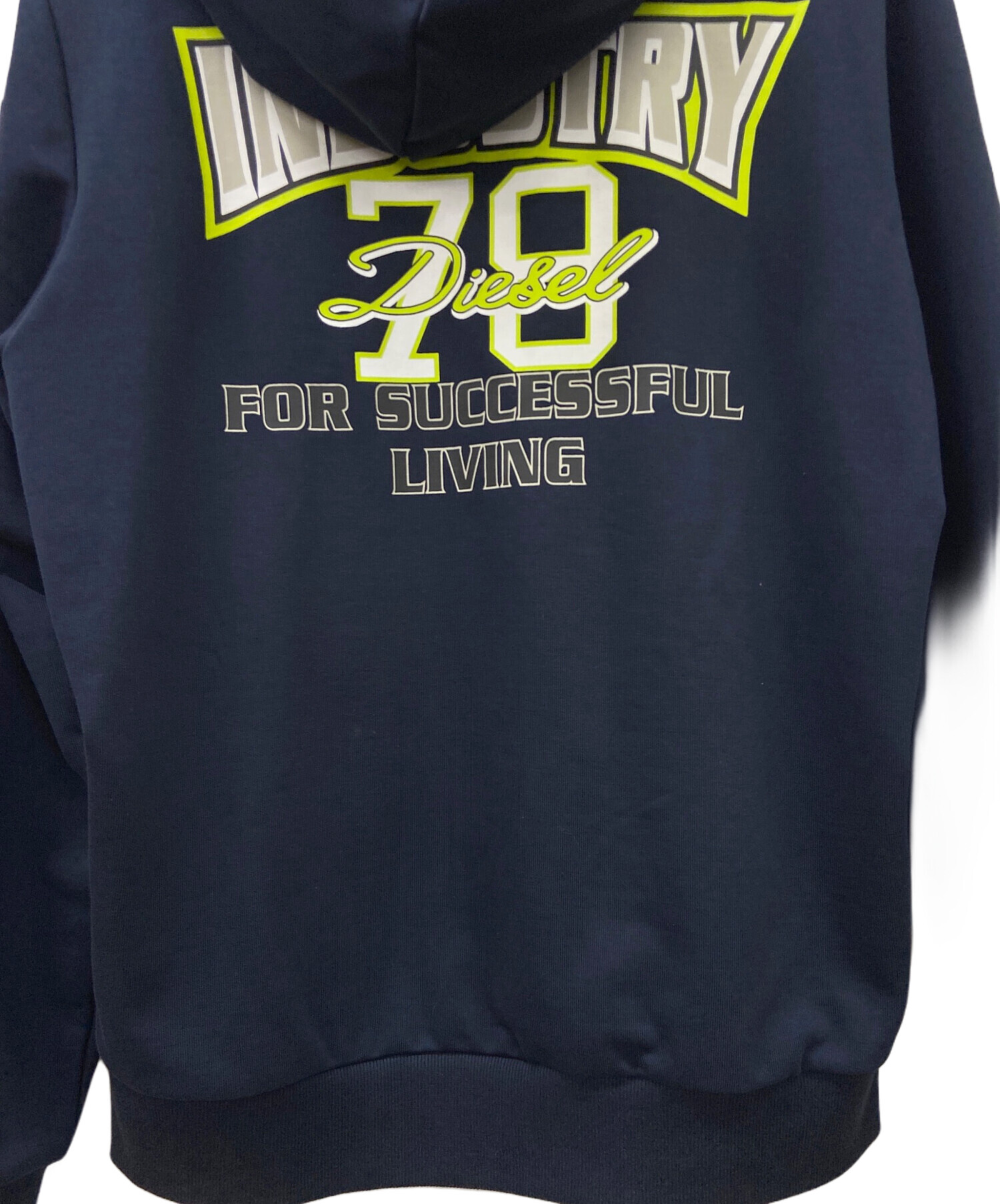 中古・古着通販】DIESEL (ディーゼル) プルオーバーパーカー ネイビー