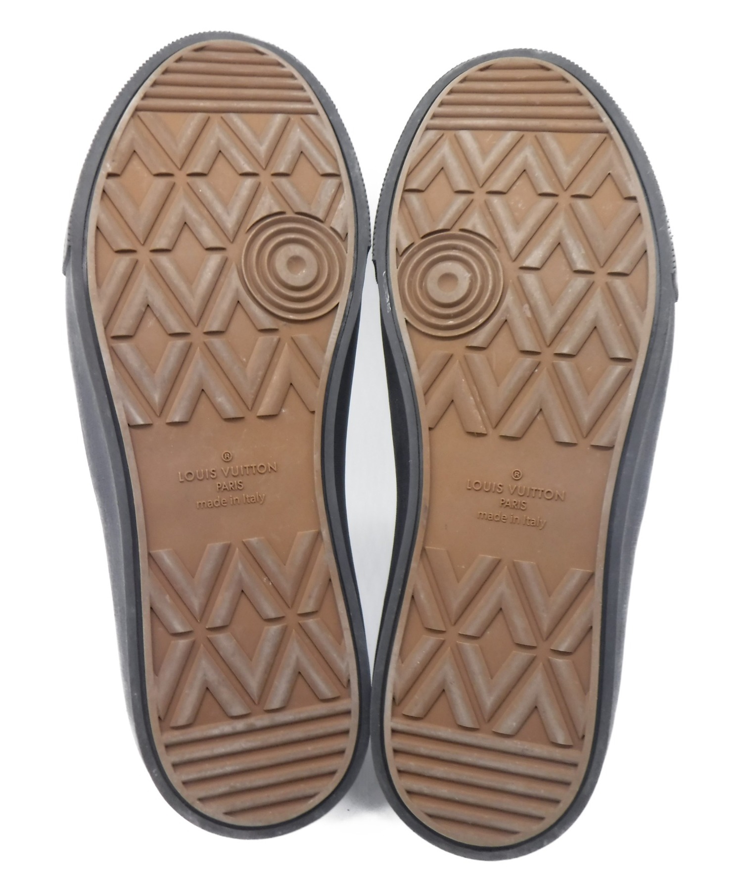 中古・古着通販】LOUIS VUITTON (ルイヴィトン) スリッポン ブラック