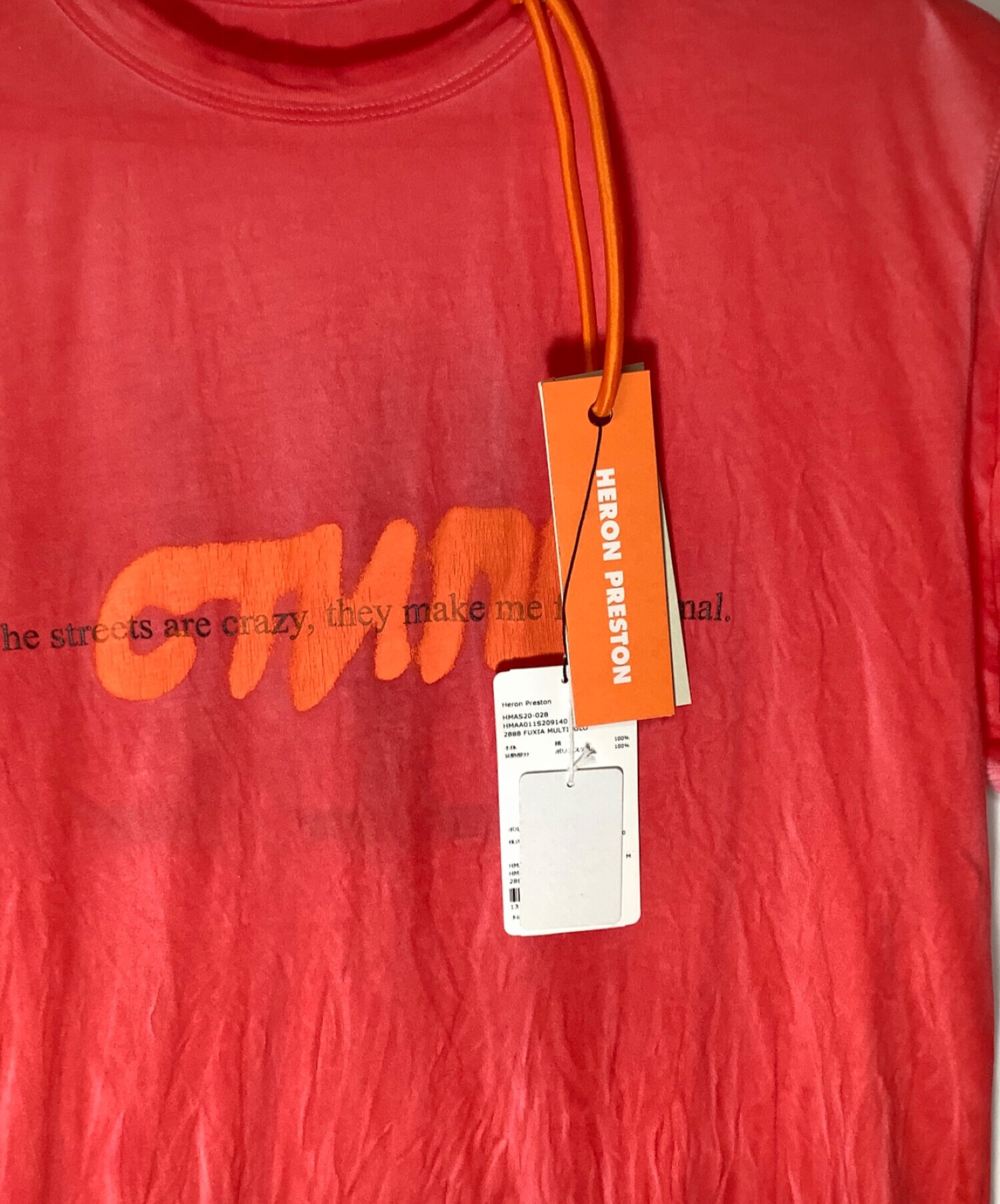 中古・古着通販】HERON PRESTON (ヘロンプレストン) T-SHIRT REG CTNMB 