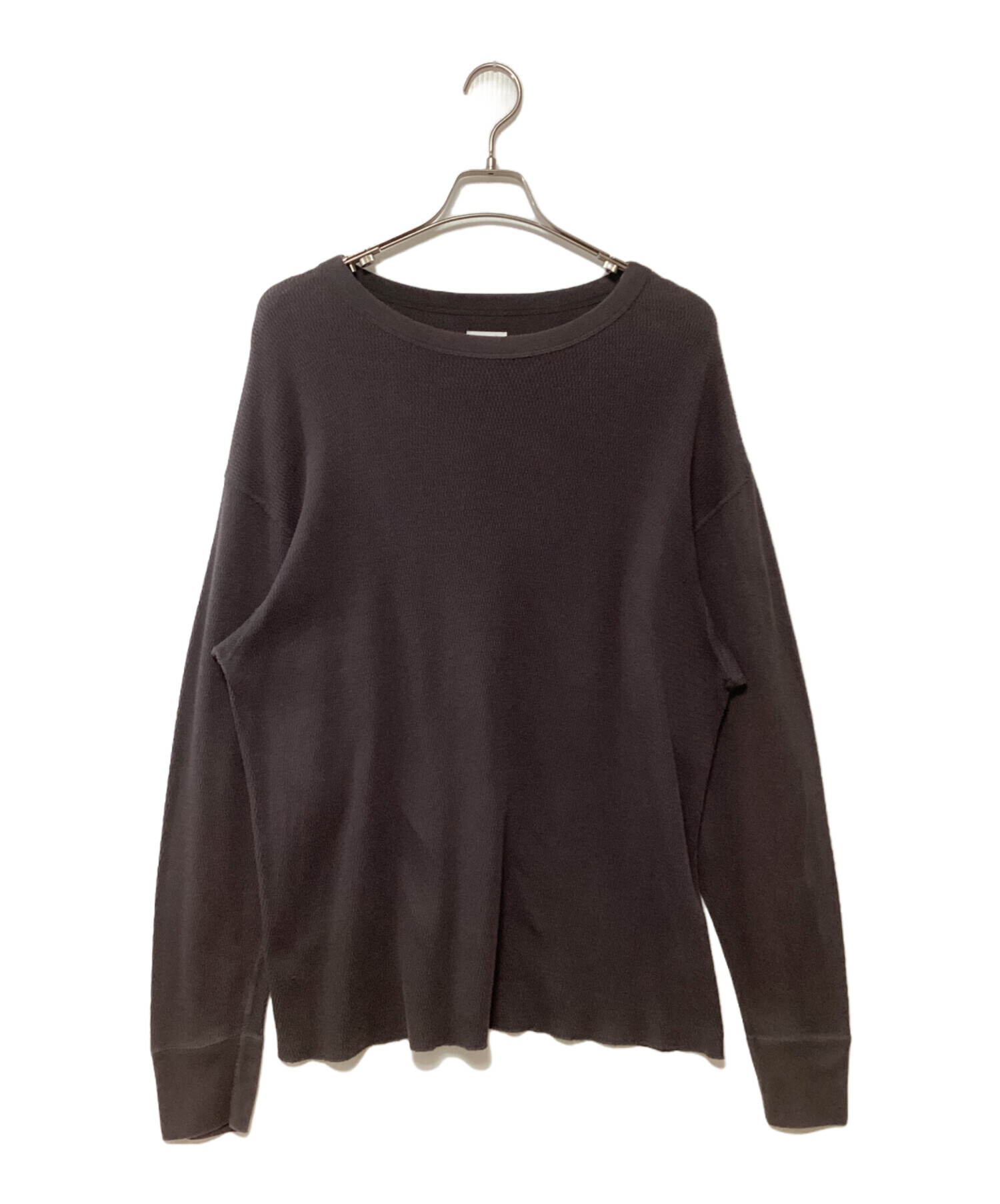 CIOTA / シオタ | スビンコットン ツータックワッフル ロングTシャツ