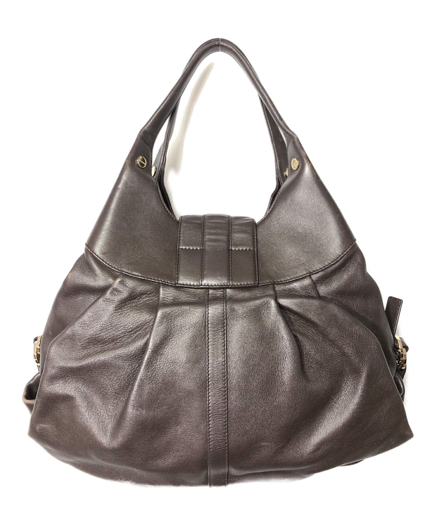 BVLGARI ブルガリ ショルダーバッグ トートバッグ PVCxレザー BVLGARI ブルガリ ショルダーバッグ トートバッグ PVCxレザー