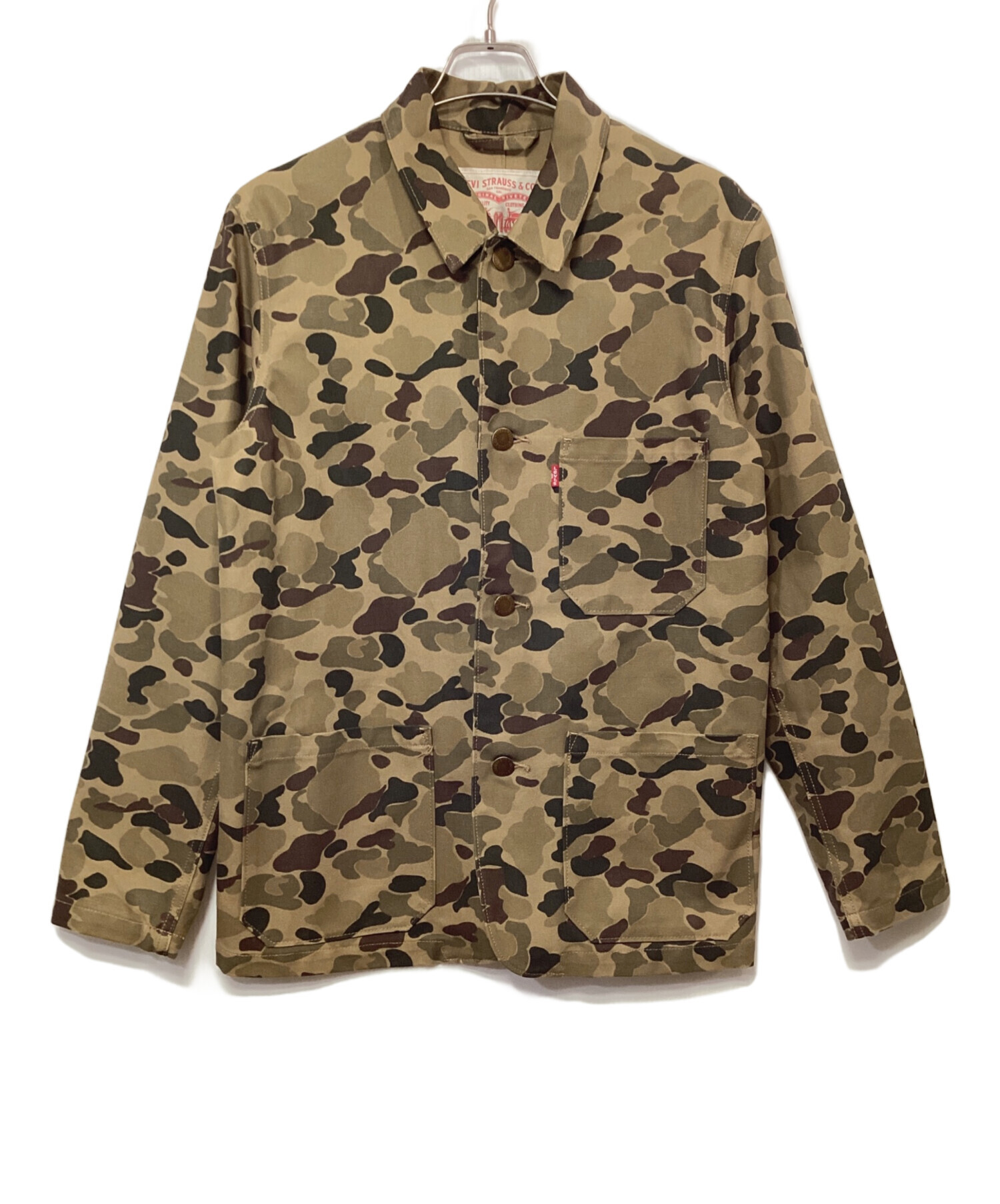 Levi's リーバイス　カバーオール　カーキ　Mサイズ　美品 中古・古着通販】LEVI'S (リーバイス) カバーオール カーキ サイズ:M
