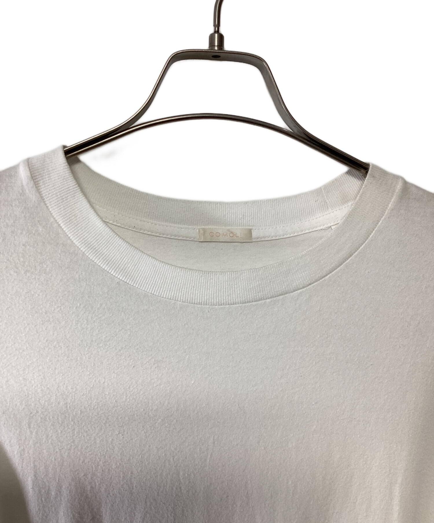 中古・古着通販】COMOLI (コモリ) 空紡天竺 半袖Tシャツ ホワイト 