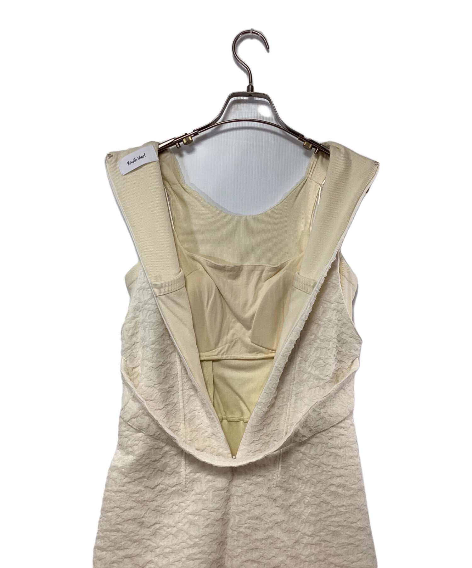 Knuth Marf / ノースリーブワンピース/M/ポリエステル/KHK/KM22WG08 中古・古着通販】knuth marf (クヌースマーフ) ノースリーブワンピース