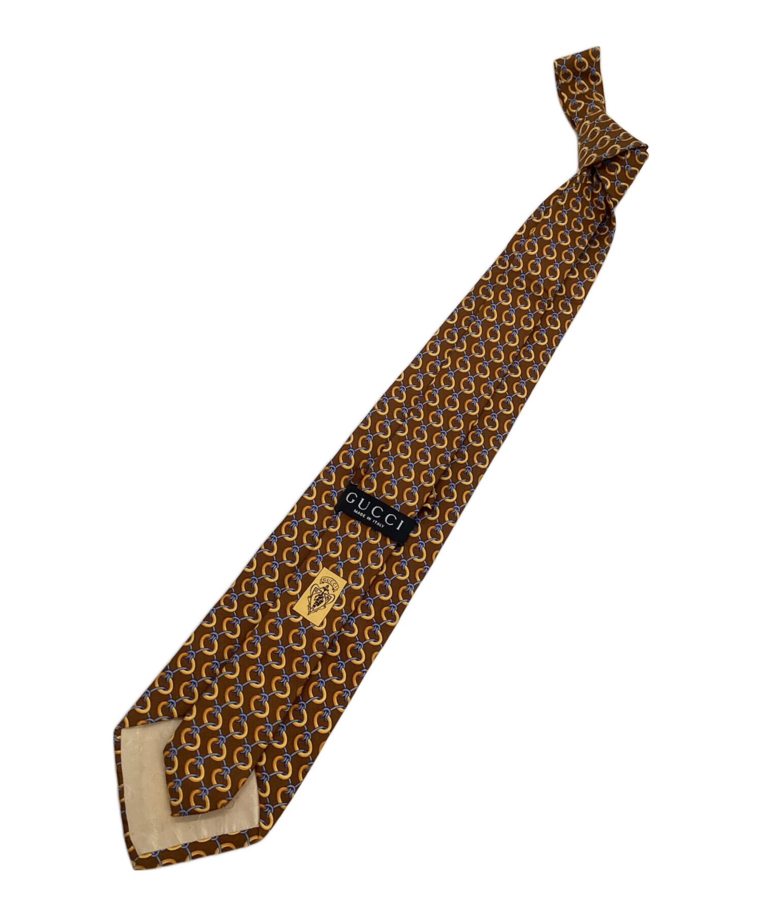 中古・古着通販】GUCCI (グッチ) ネクタイ ブラウン サイズ:表記なし