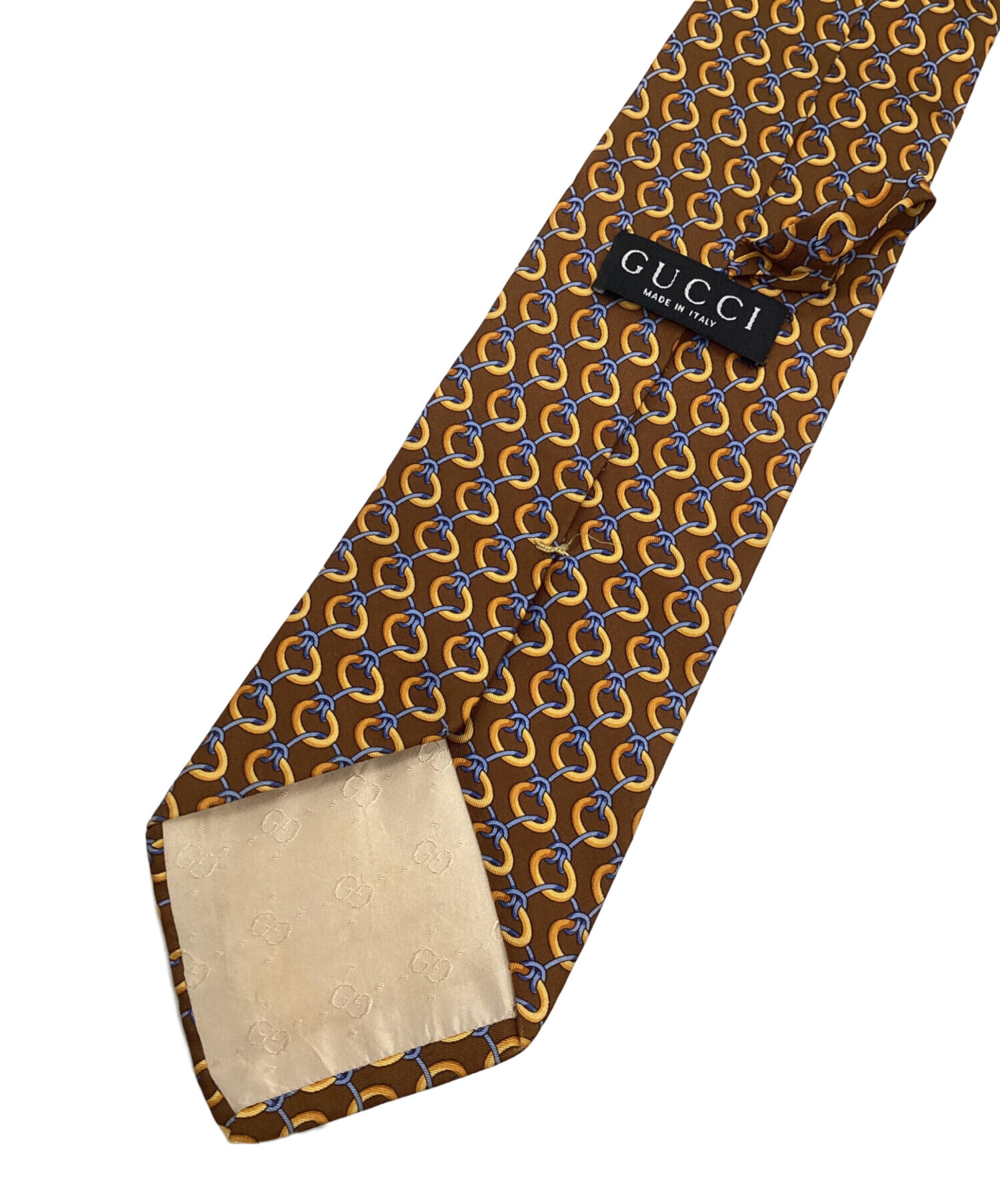 中古・古着通販】GUCCI (グッチ) ネクタイ ブラウン サイズ:表記なし