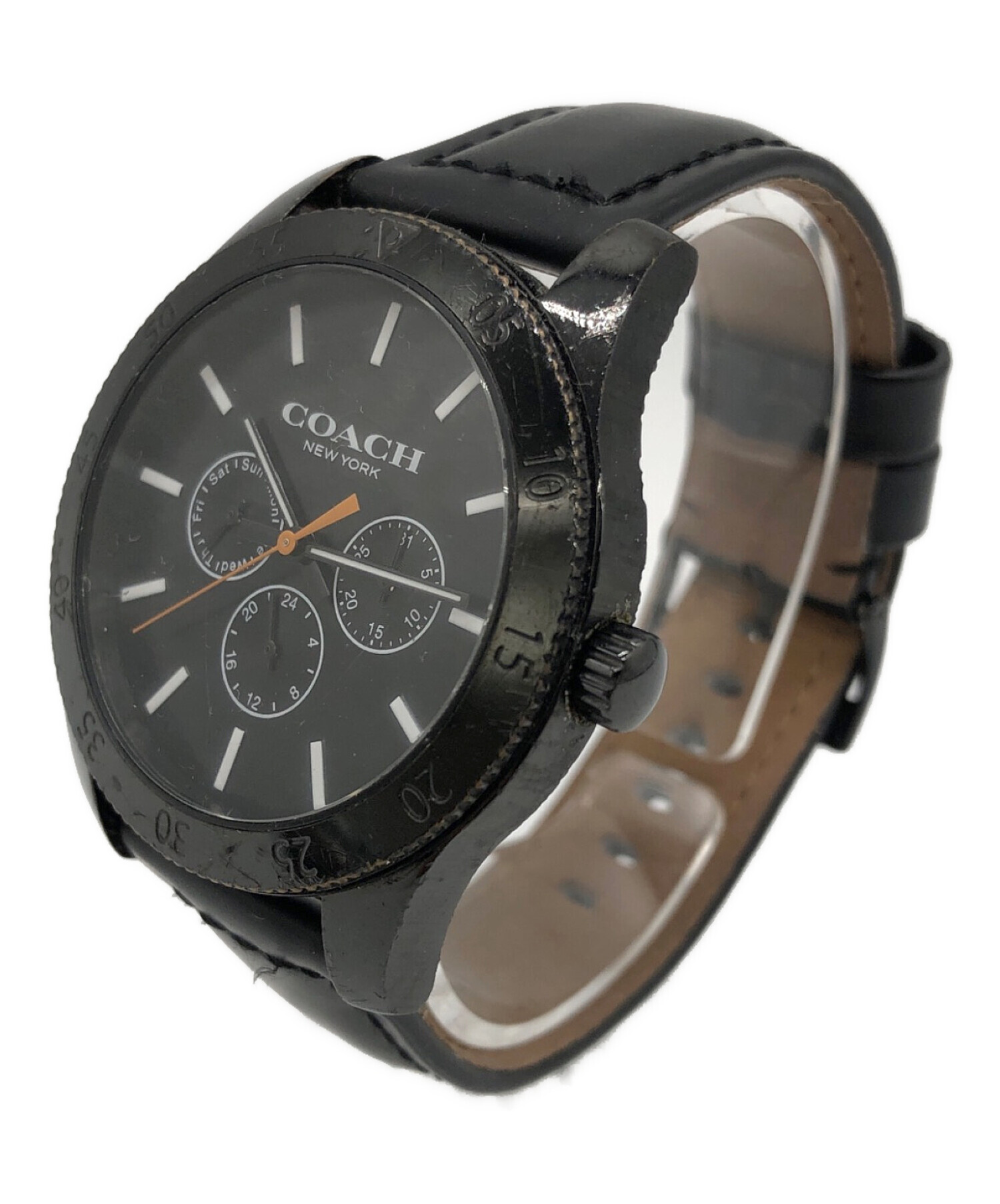コーチメンズ腕時計未使用品 中古・古着通販】COACH (コーチ) 腕時計 ブラック｜ブランド・古着通販