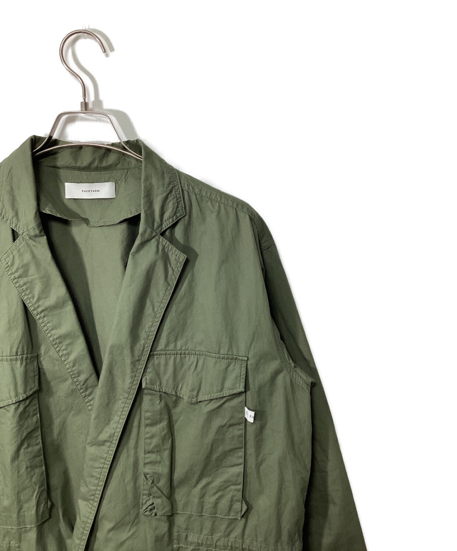 FACETASM（ファセッタズム）　レイヤードベスト　4（Mサイズ） カーキ FACETASM ベスト ジレ 「FACETASM」PATCHWORK VEST / カーキ