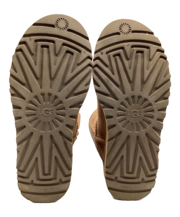 UGG ムートンブーツ ブラウン サイズ7 24cm 未使用新品 中古・古着通販】UGG (アグ) ムートンブーツ ブラウン サイズ:23
