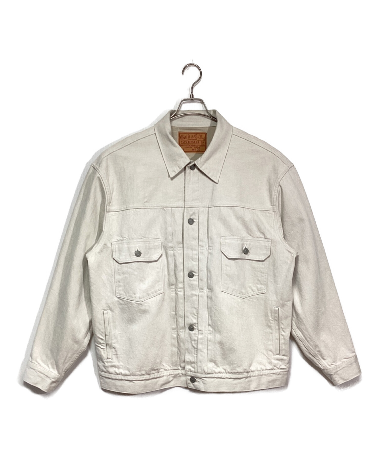 中古・古着通販】gold (ゴールド) 14oz. DENIM JACKET ベージュ サイズ 