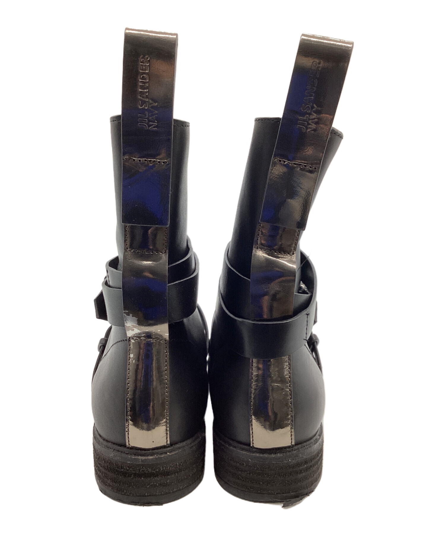 ★未使用 JIL SANDER NAVY/ジルサンダーネイビー スーツ 32/XS相当/3Bシングルジャケット + 膝下丈フレアスカート/タグ付き＃07306023 JIL SANDER NAVY ⁄ ジルサンダーネイビー | アシンメトリー ノースリーブワンピース | ネイビー⁄チャコールグレー | レディース  | フリマアプリ ラクマ