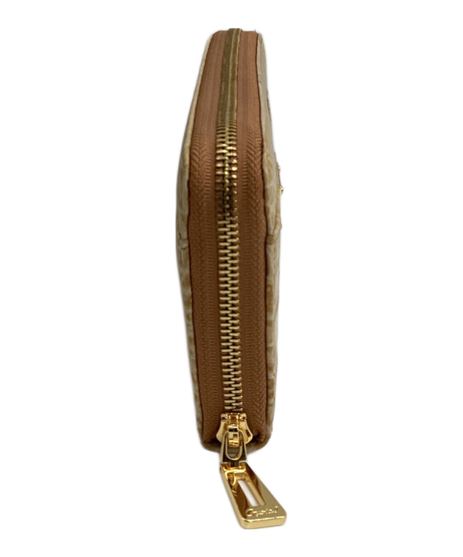 中古・古着通販】LEATHER JEWELS (レザージュエルズ) 長財布 ベージュ 
