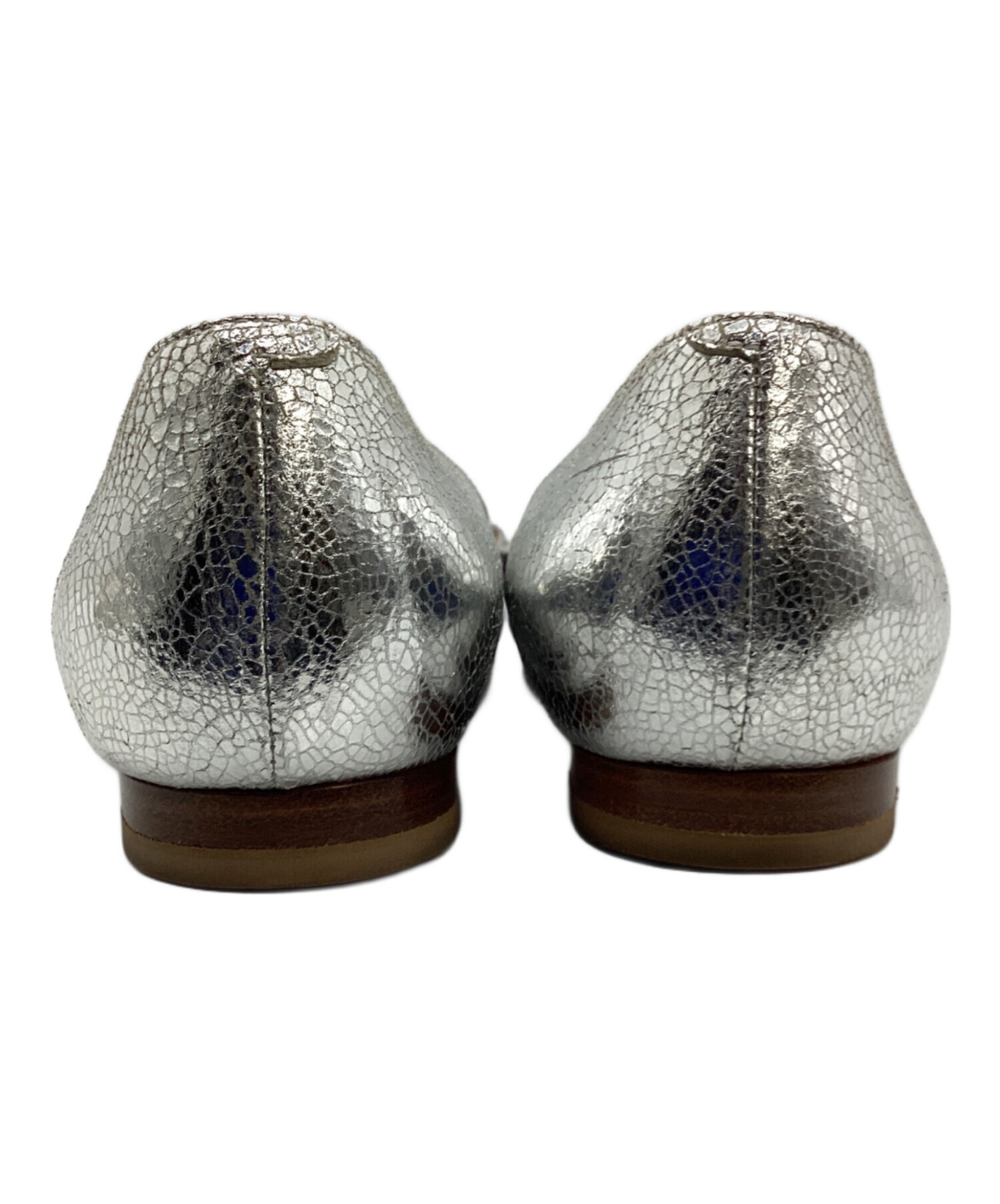 中古・古着通販】PELLICO (ペリーコ) フラットパンプス シルバー