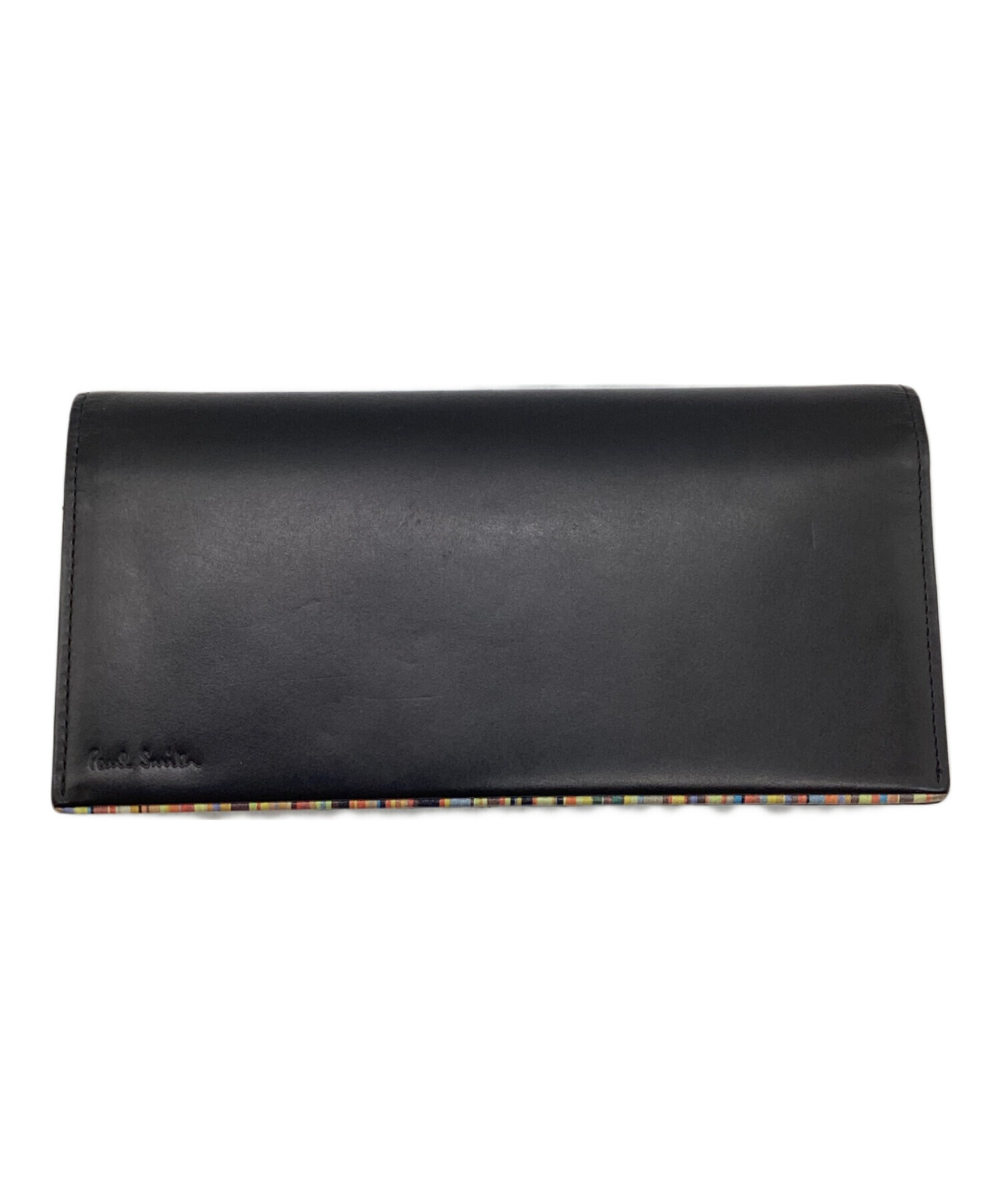 中古・古着通販】PAUL SMITH (ポールスミス) 長財布 ブラック 