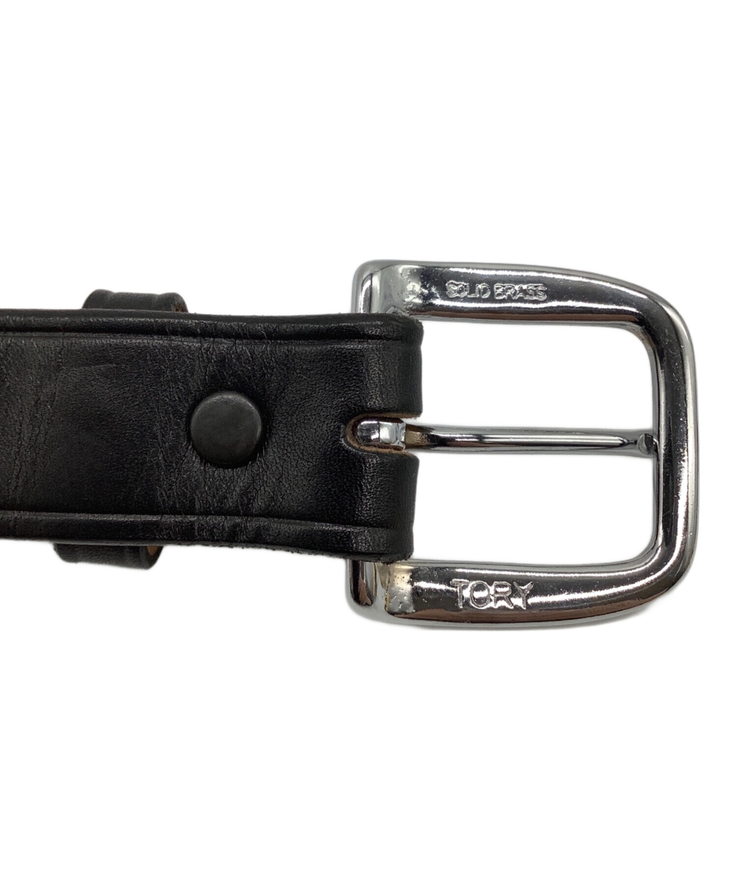 中古・古着通販】TORY LEATHER (トリーレザー) ベルト ブラック