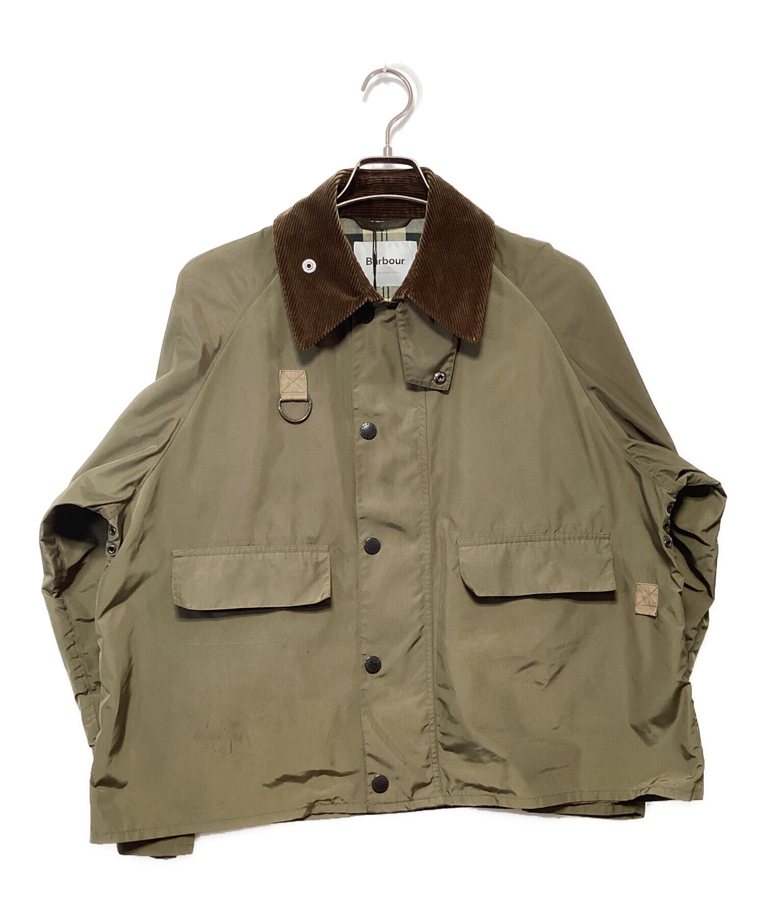 00s Barbour 3crest バブアー フード セージ 英国製 00年製 ビンテージ