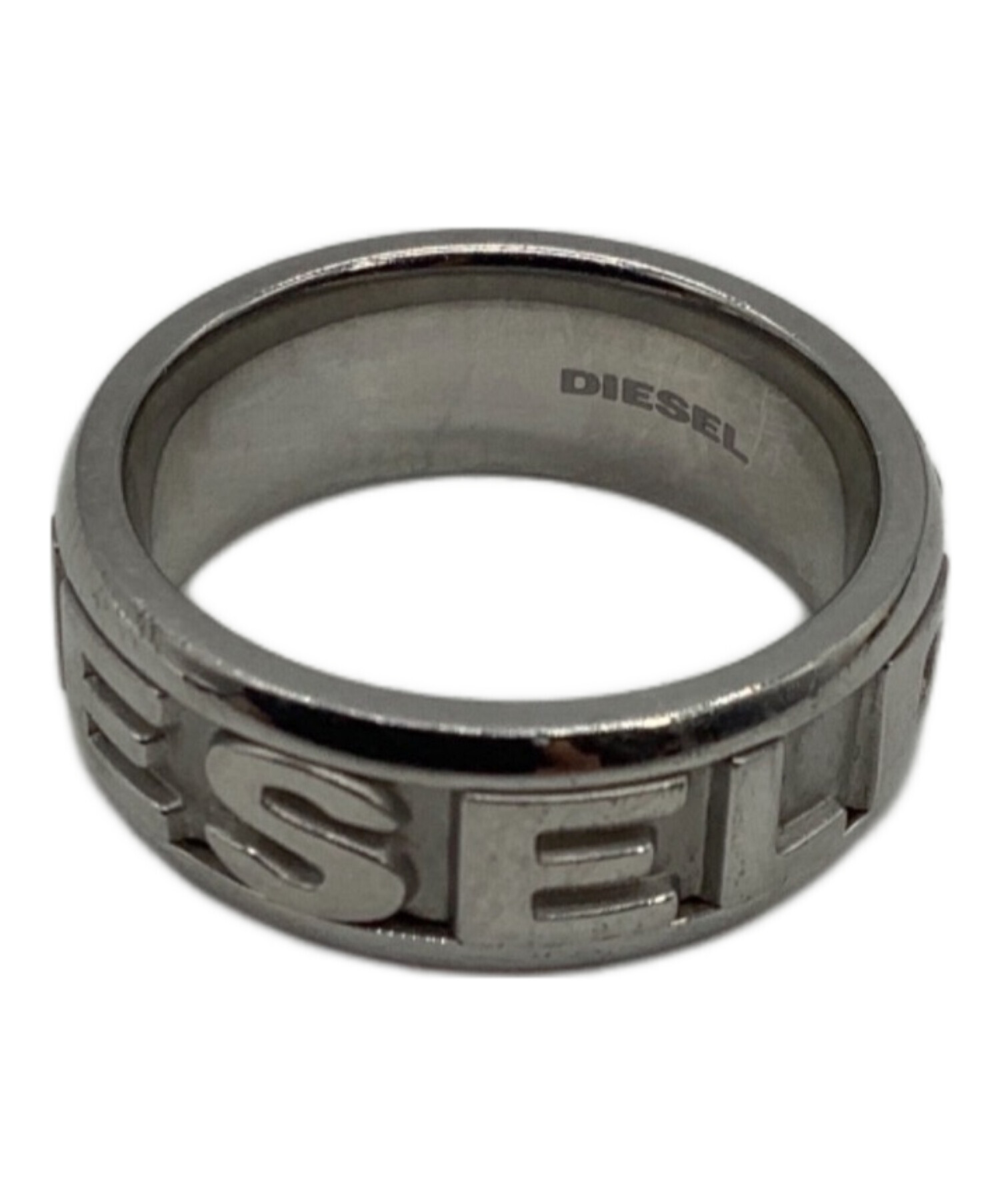 中古・古着通販】DIESEL (ディーゼル) ロゴリング シルバー サイズ 