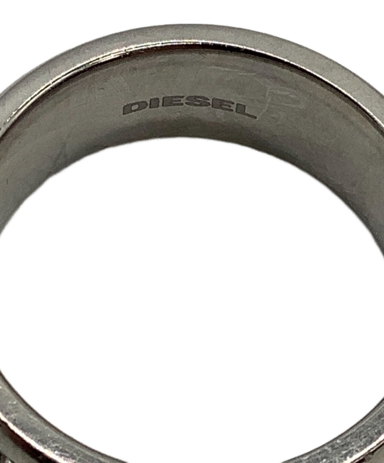中古・古着通販】DIESEL (ディーゼル) ロゴリング シルバー サイズ 
