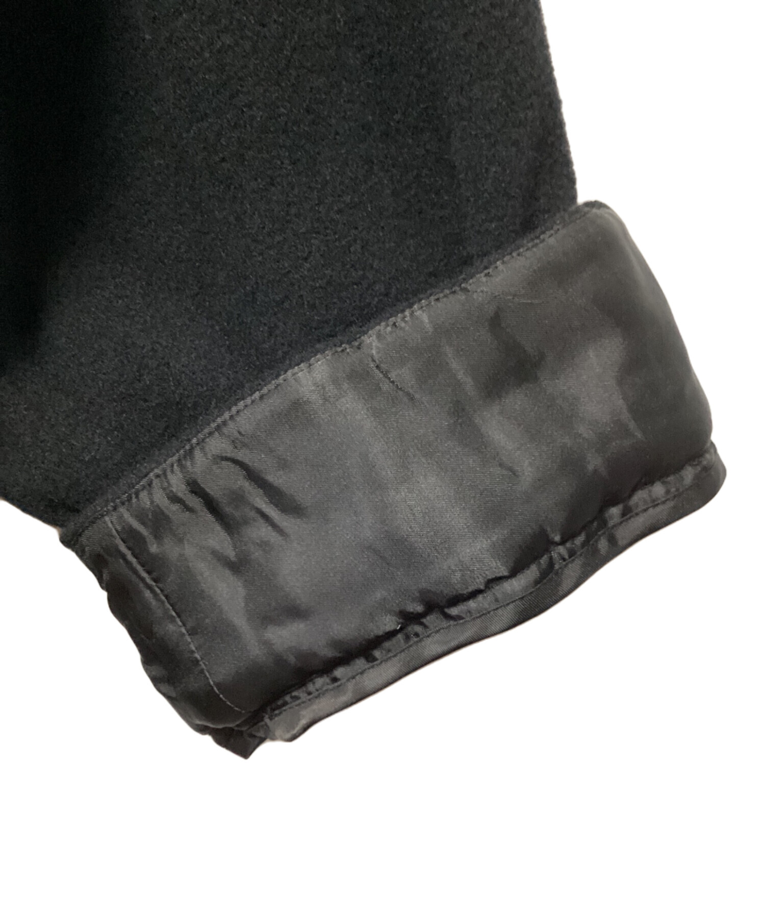 中古・古着通販】ONE FIFTH (ワンフィフス) ウールコート ブラック