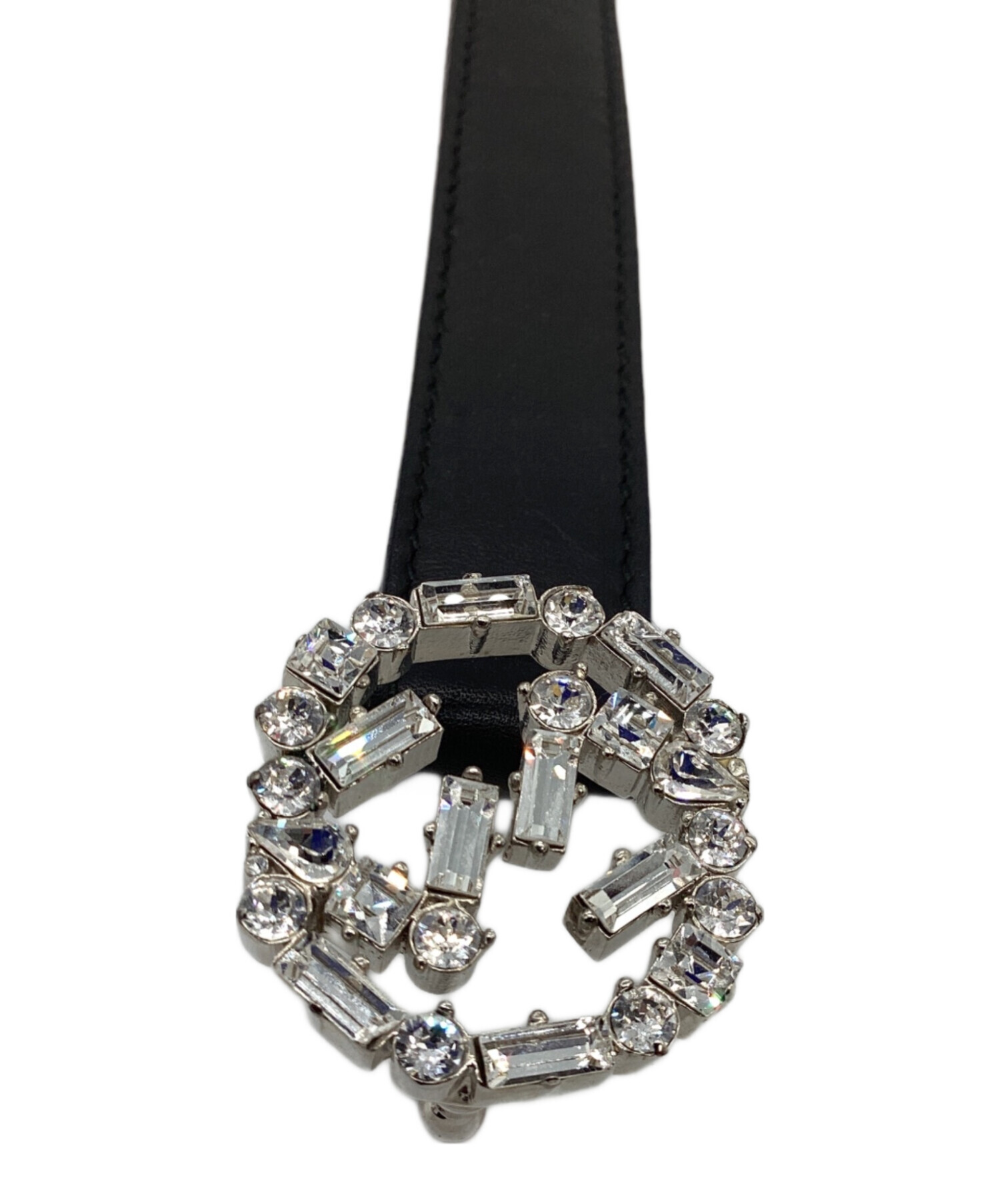 GUCCI グッチ クリスタル インターロッキングG ヘアバンド カチューシャ