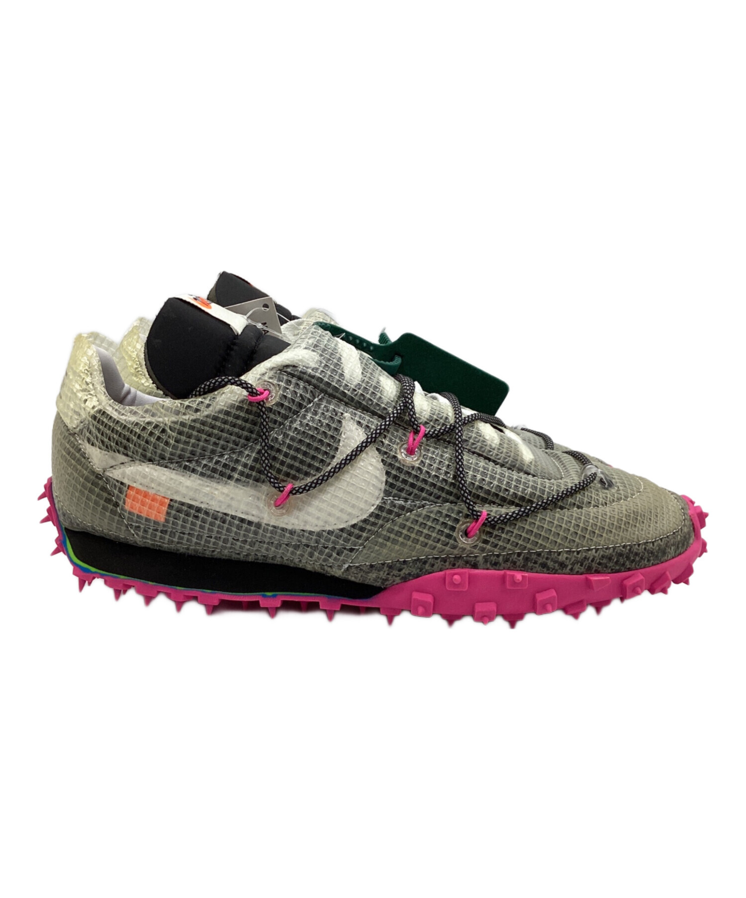 ナイキ Off-White スニーカー ブラック/ピンク 24.5cm ズーム Off 