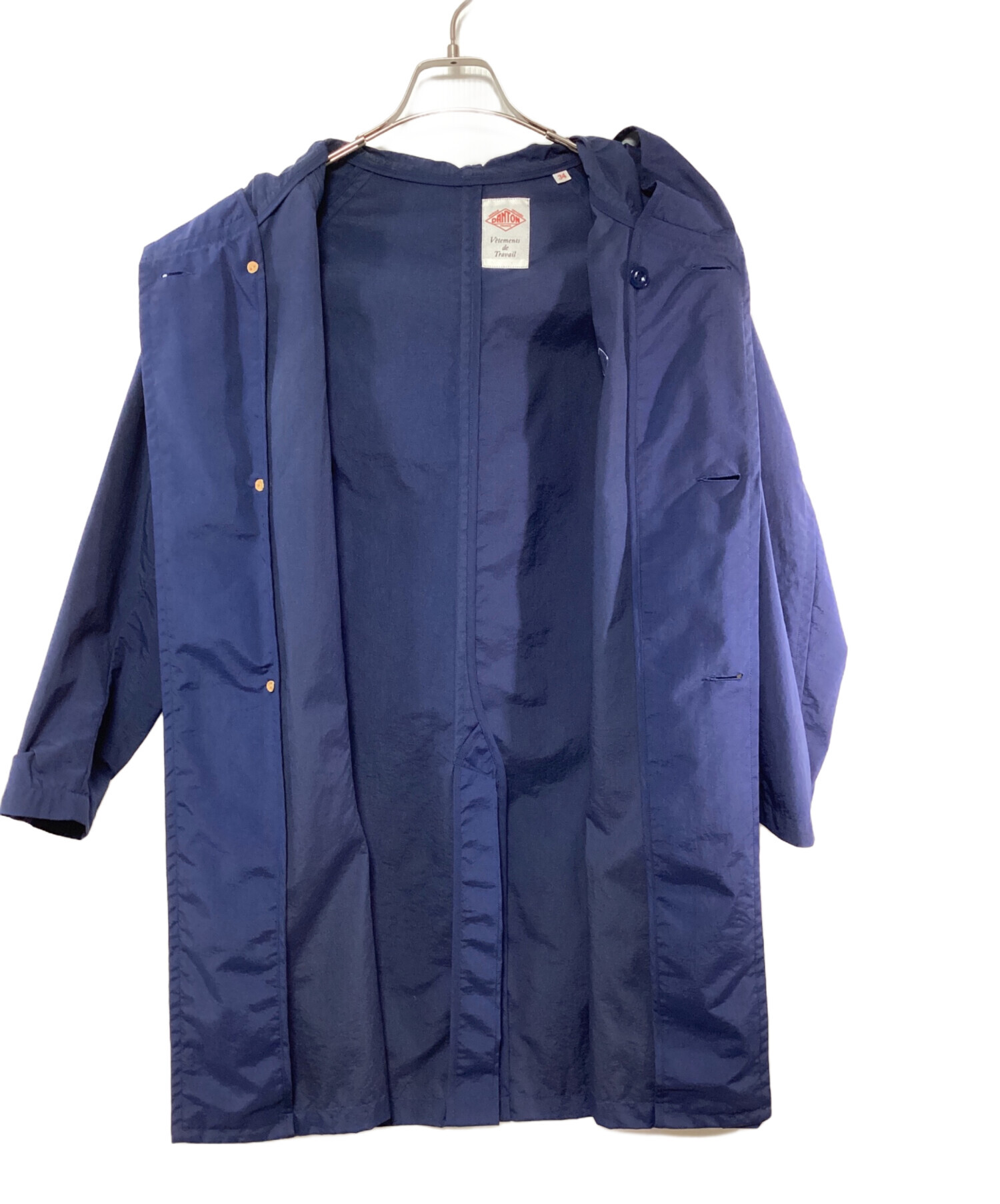 中古・古着通販】DANTON (ダントン) ステンカラーコート ネイビー