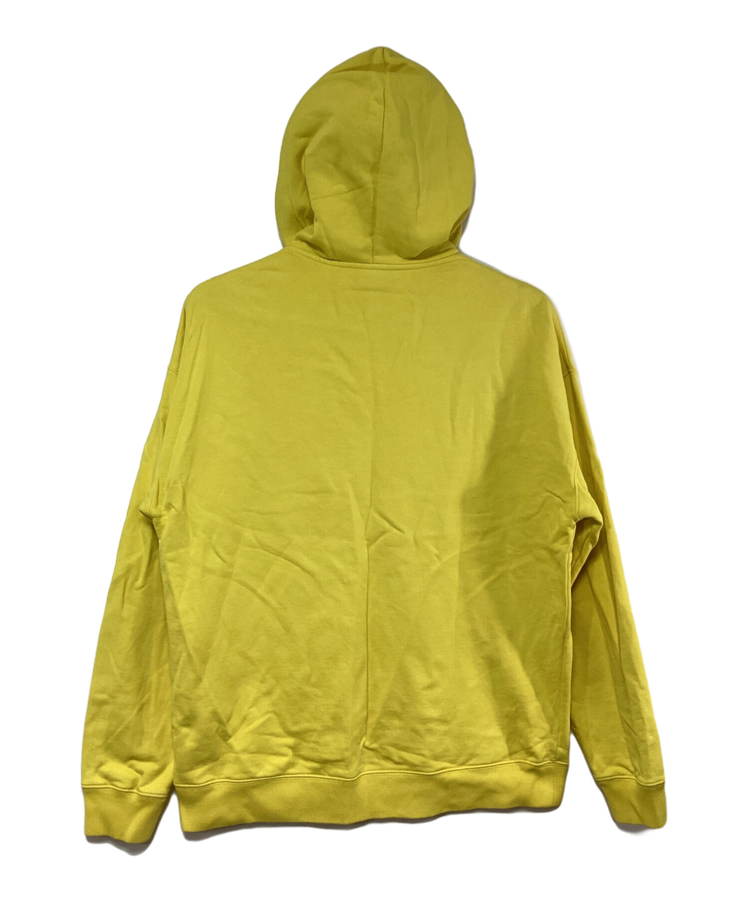 LOEWE レザーパッチ プルオーバー パーカー LOEWE アナグラムレザーパッチ パズルデザイン プルオーバーパーカー