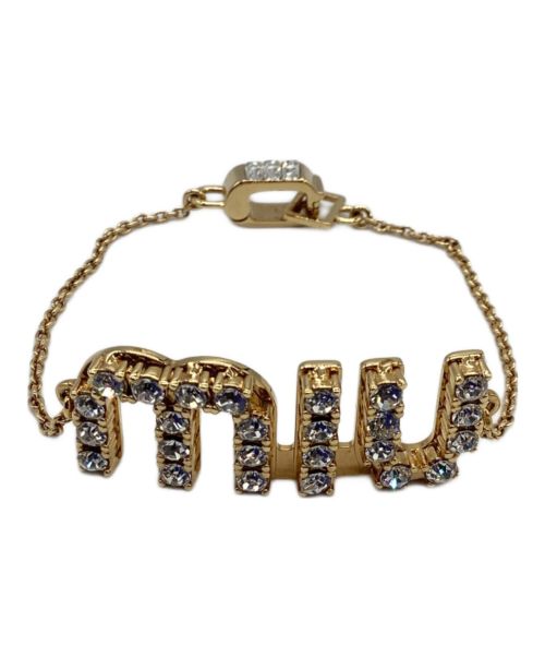 中古・古着通販】MIU MIU (ミュウミュウ) クリスタル ブレスレット