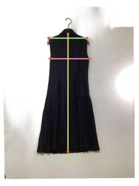 中古・古着通販】FOXEY (フォクシー) ロングワンピース ブラック